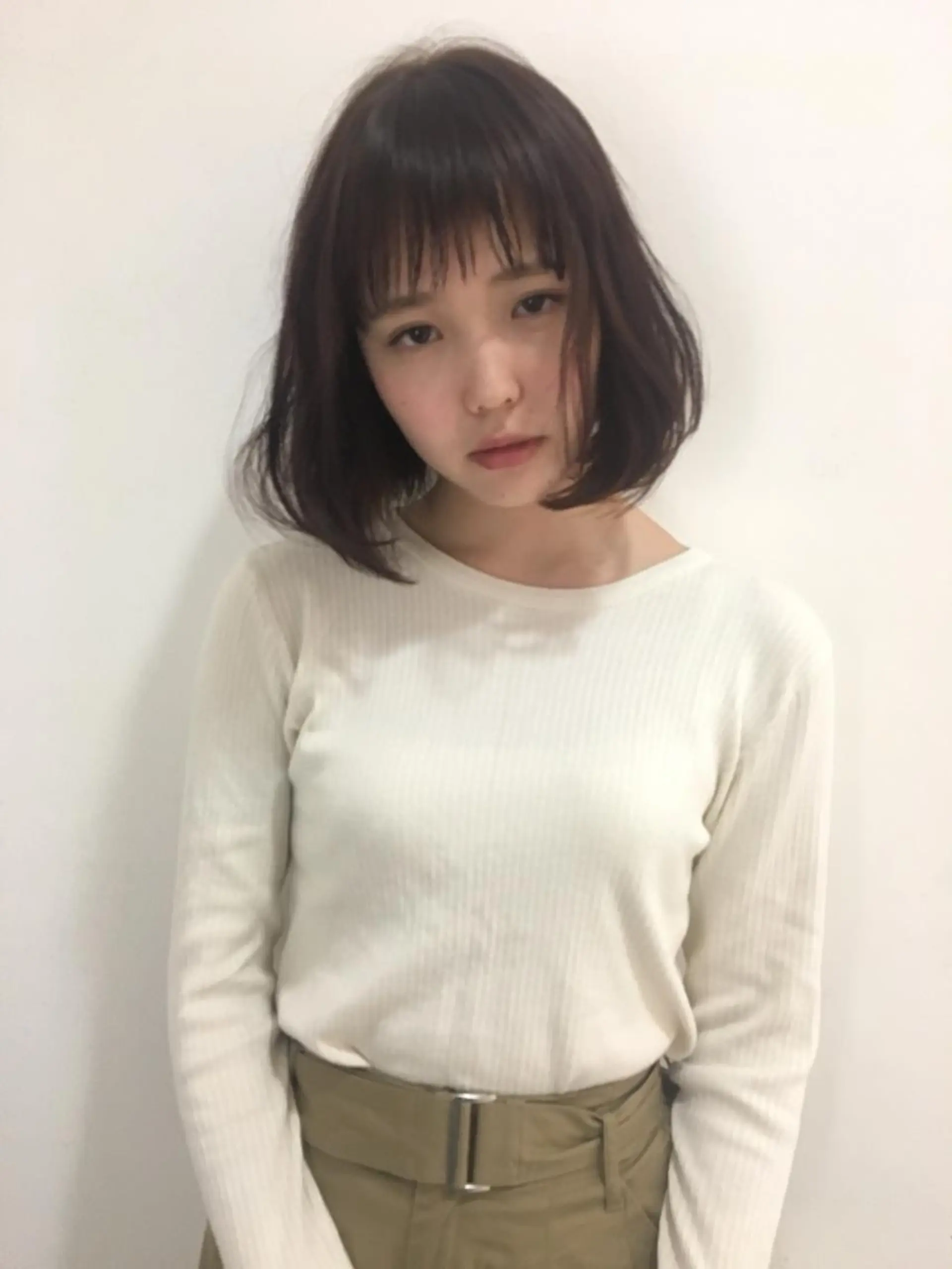 ショート カット ヘアカラー トリートメント 店長/mao/ 前髪/顔周りカットのヘアスタイル