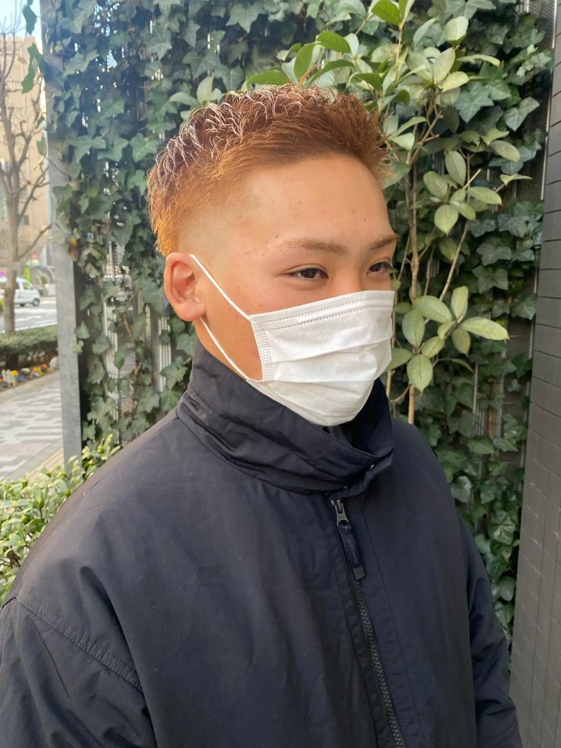 カラー メンズ nishido ハイライト/海外ヘアのヘアスタイル