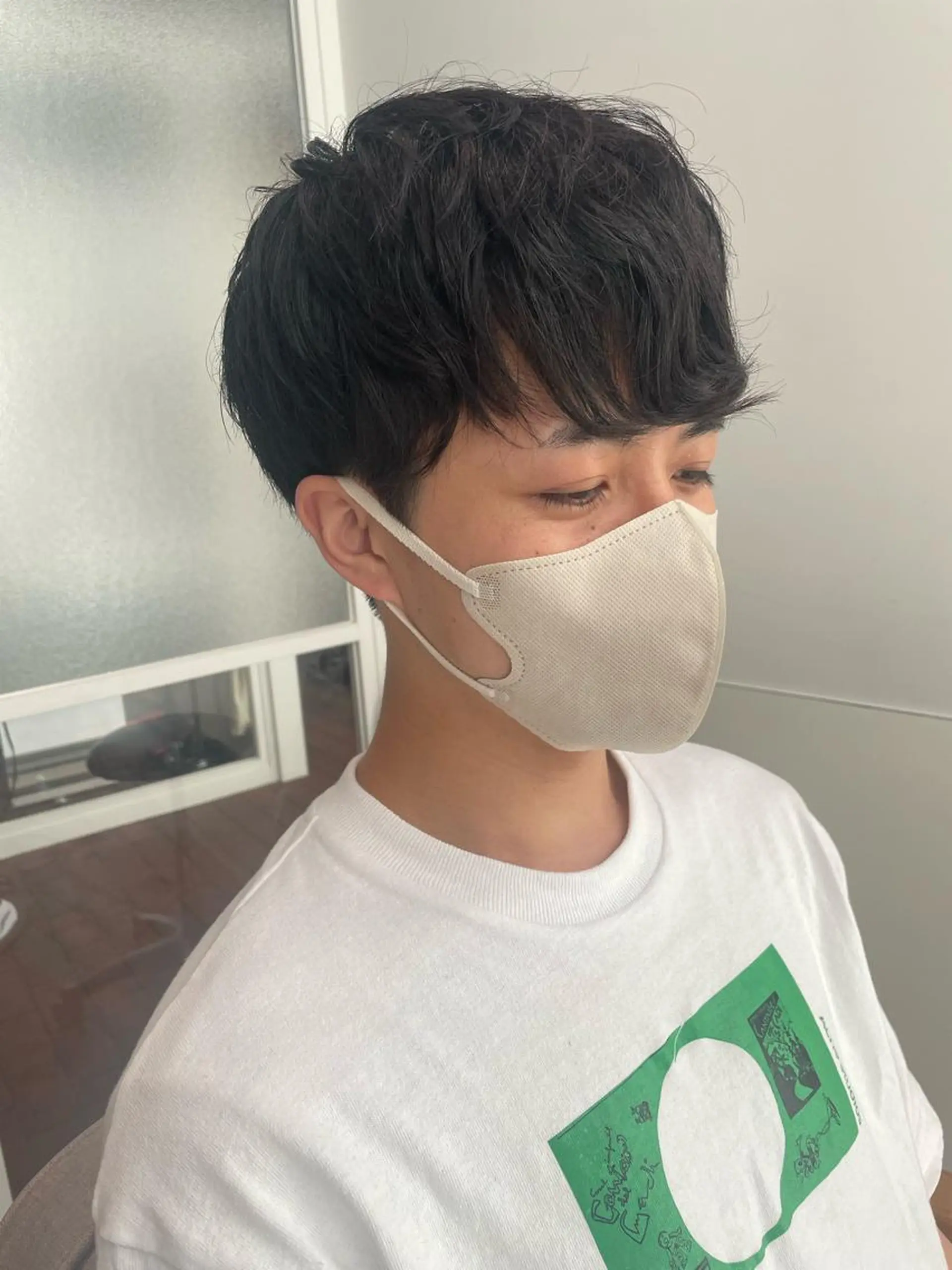 パーマ メンズ gotoday　shaire　saron所属・miu. ボブ/透け感カラーのヘアスタイル