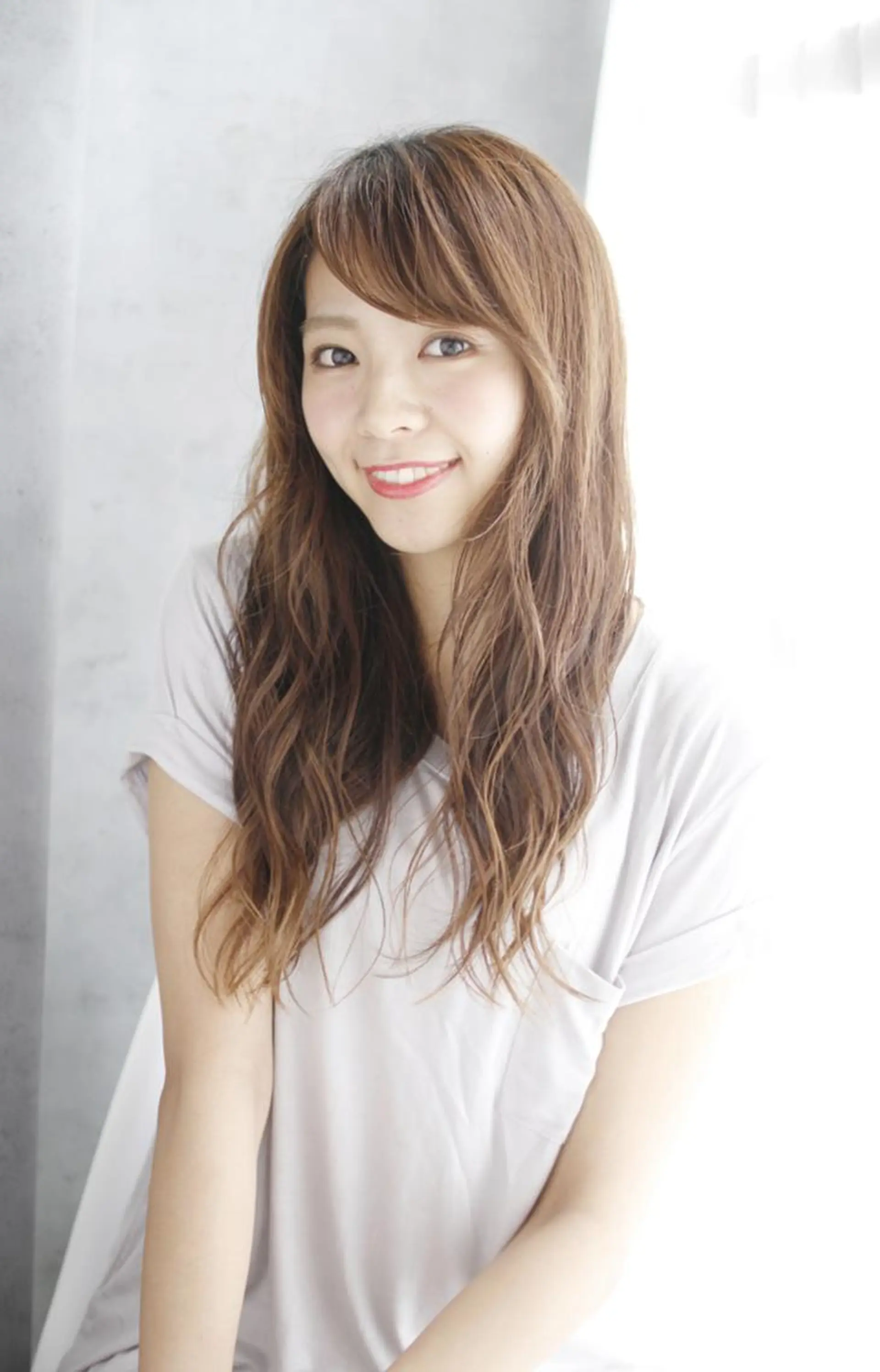 ロング カラー カット ヘアカラー バトヘアー渋谷 officialのヘアスタイル