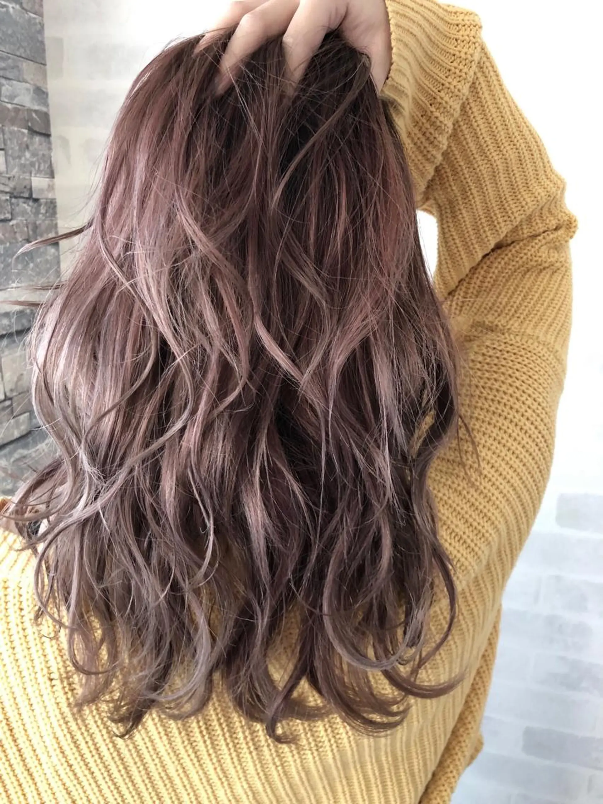 セミロング カラー パーマ ヘアアレンジ メンズ キッズ ネイル マツエク・マツパ 山崎 義弘のヘアスタイル