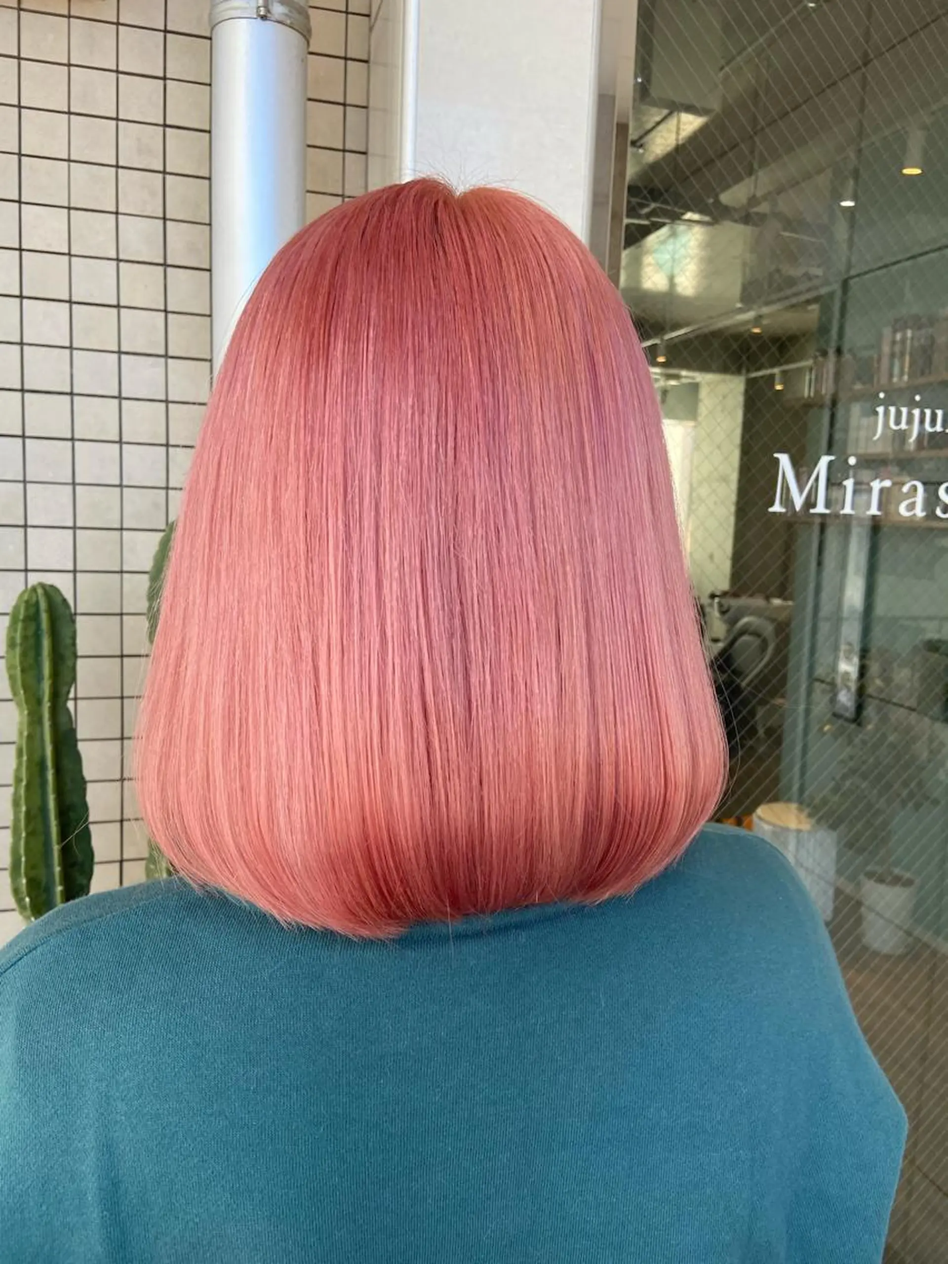 ショート カラー ヘアカラー トリートメント 🧸プルエクステ❤︎ ネイルKAO🧸のヘアスタイル