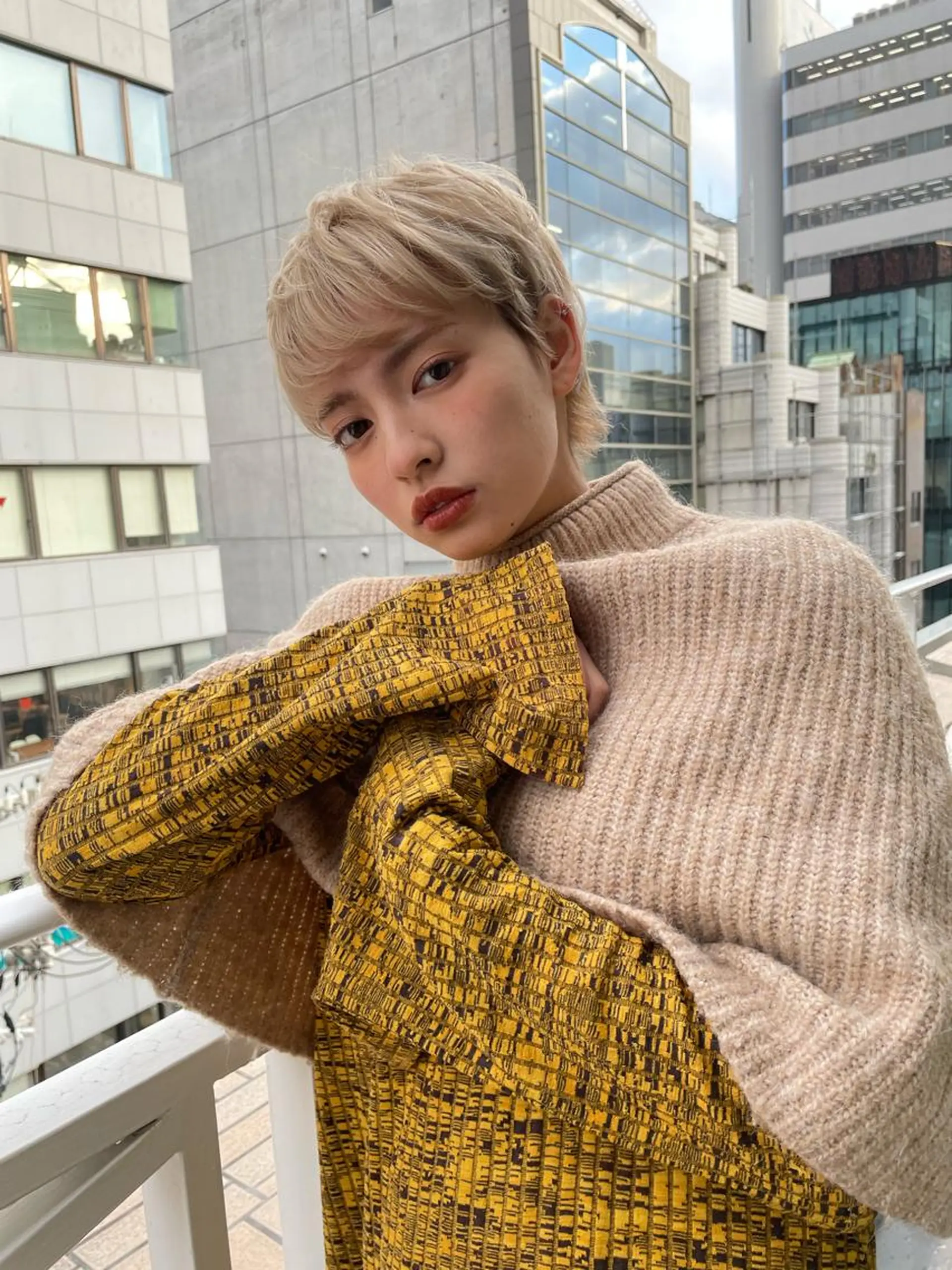 ショート カラー カット ヘアカラー トリートメント ショート/ボブ専門 宮脇美奈/南船場のヘアスタイル