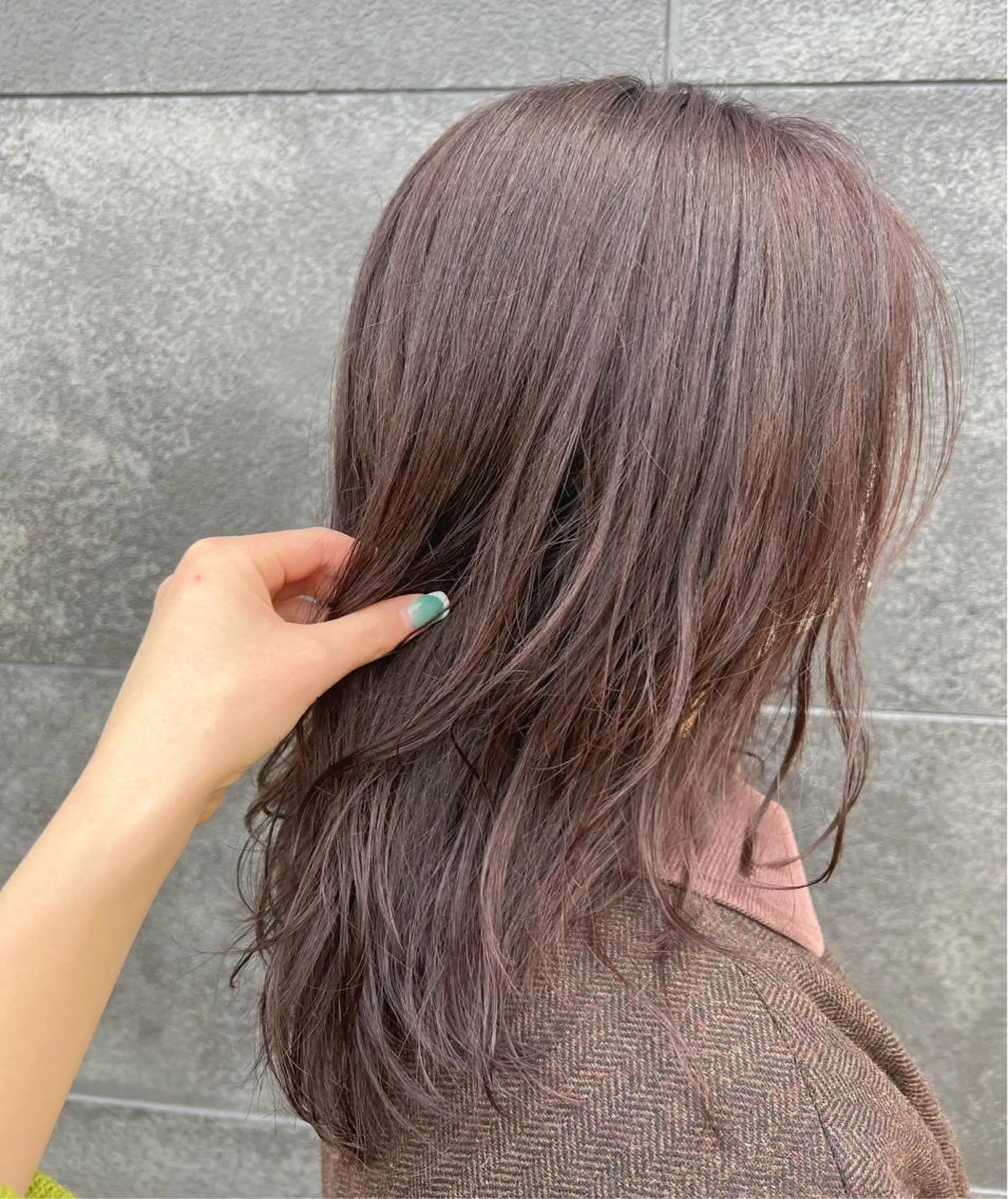 セミロング カラー カット ヘアカラー トリートメント 藤森結子/韓国ヘア/ パーソナルカラー診断のヘアスタイル