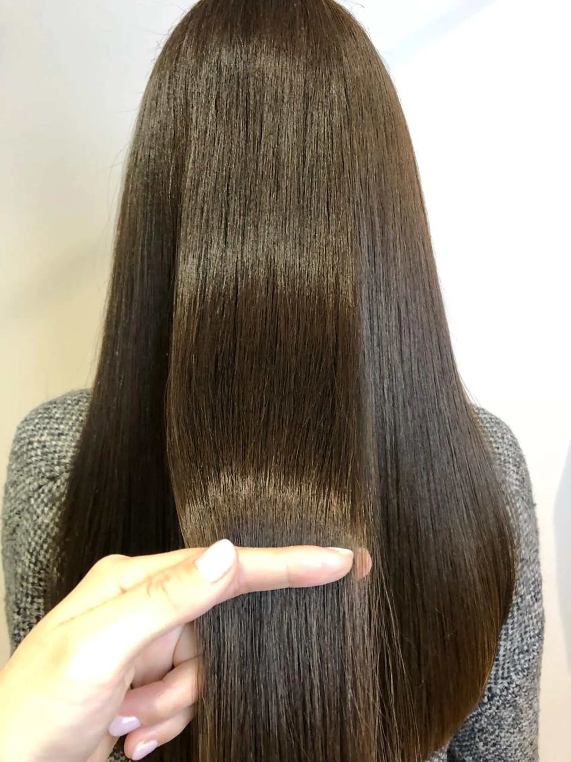 ロング カラー カット ヘアカラー トリートメント 青野 文香のヘアスタイル