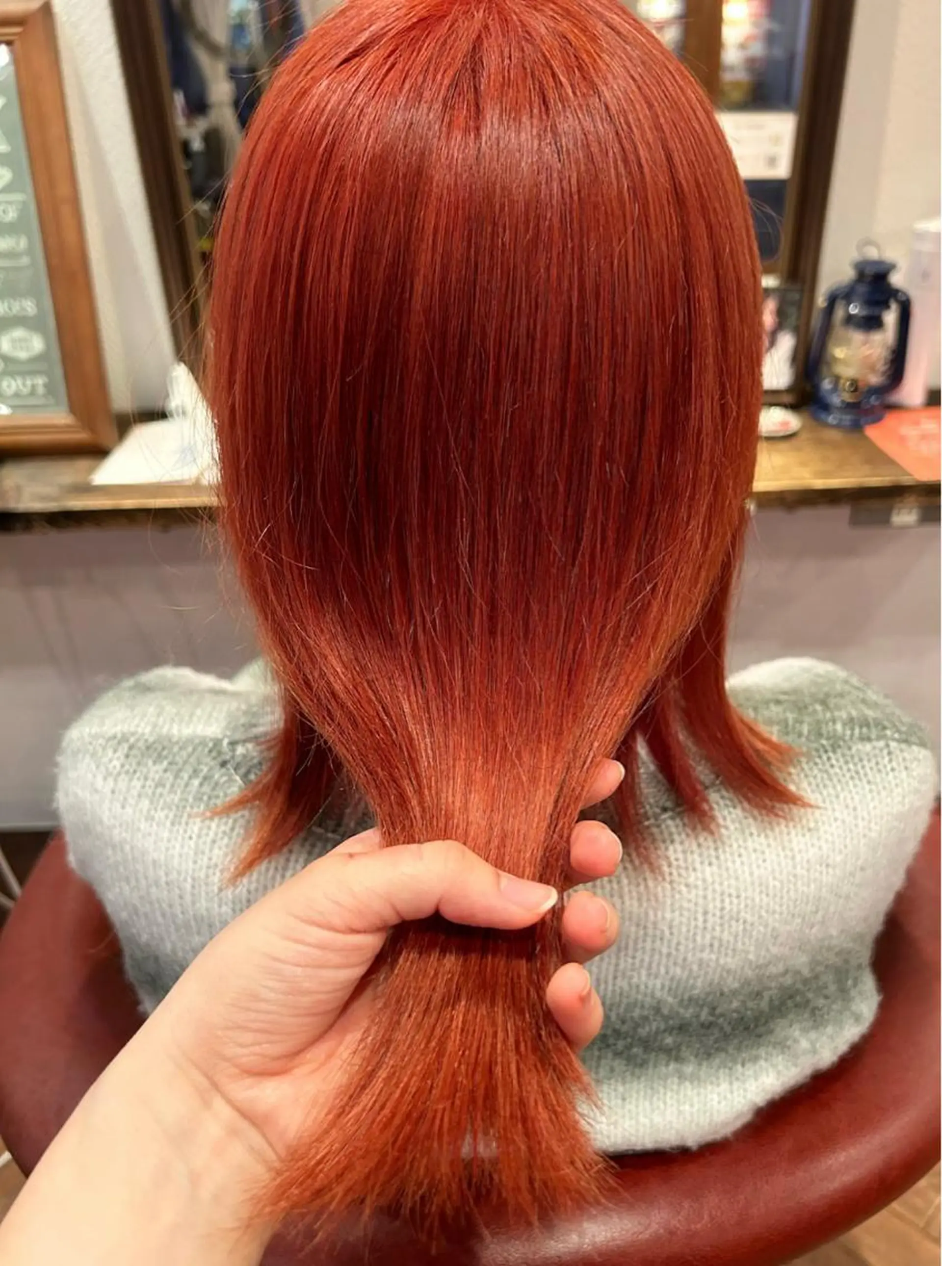 セミロング ヘアカラー ゆうき あすかのヘアスタイル