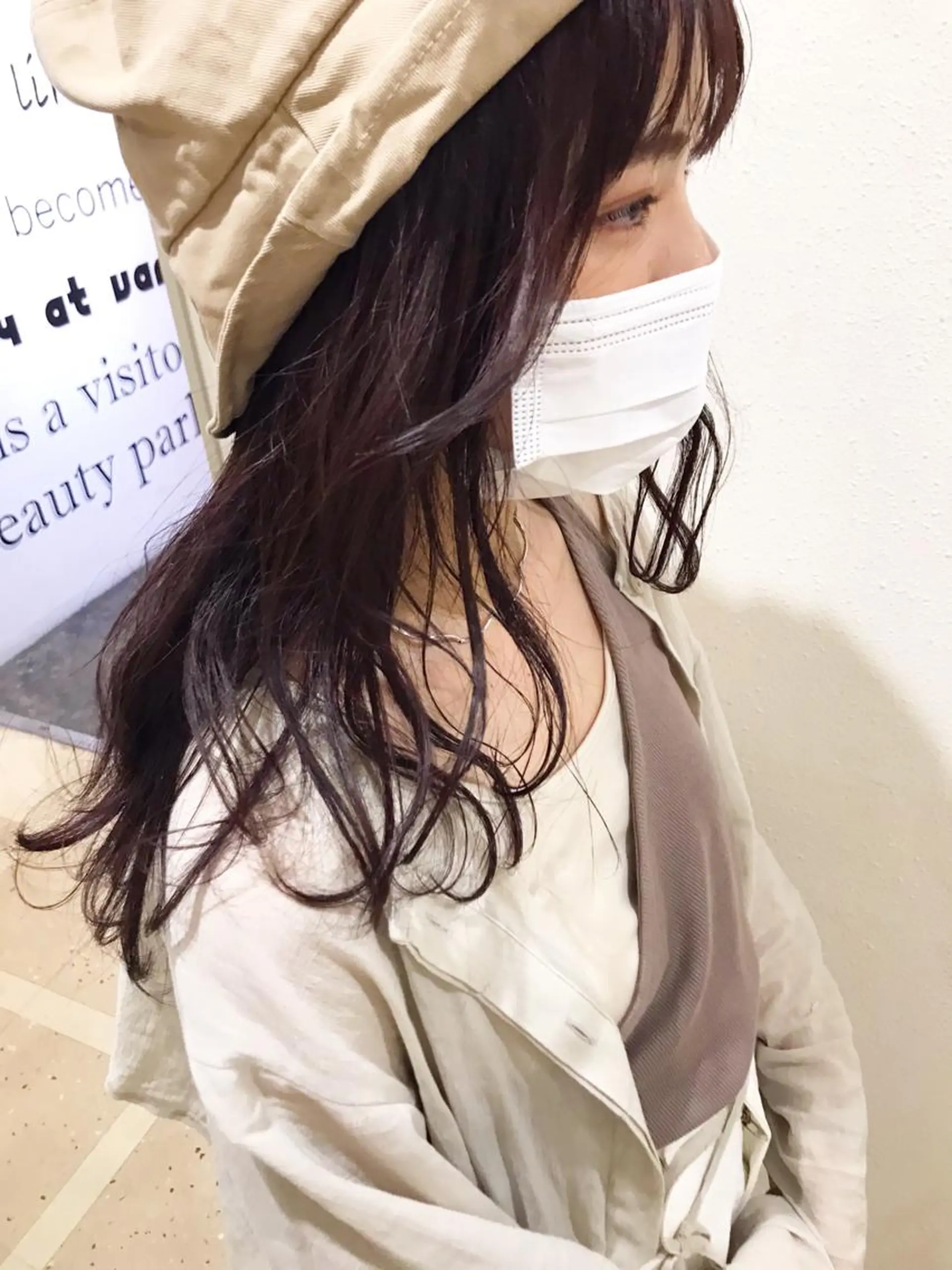 セミロング カット ヘアカラー 韓国 / 中国ヘア 🦋Noniのヘアスタイル