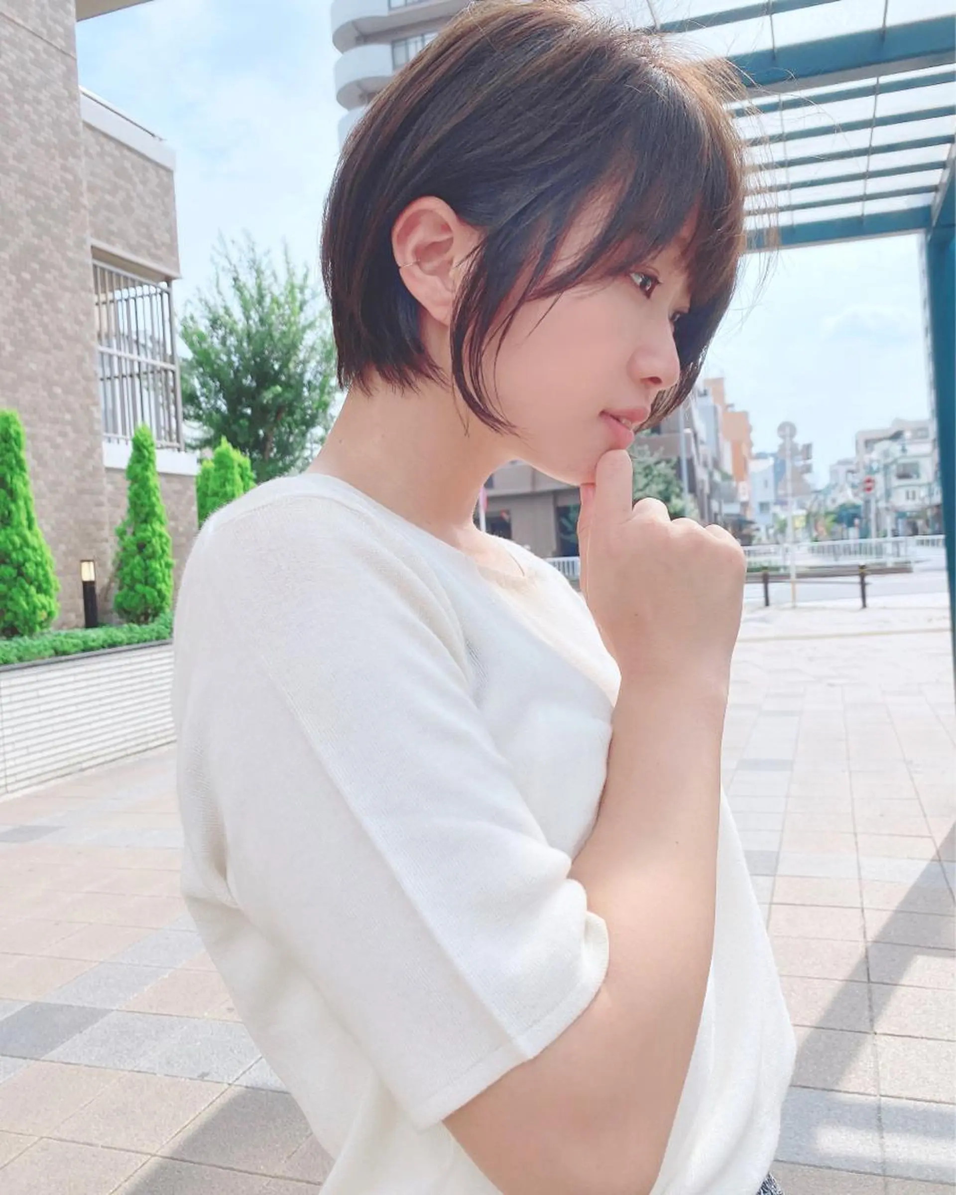 ショート カラー 明るい白髪染め専門店兵庫駅前店所属・山口 一馬のヘアスタイル