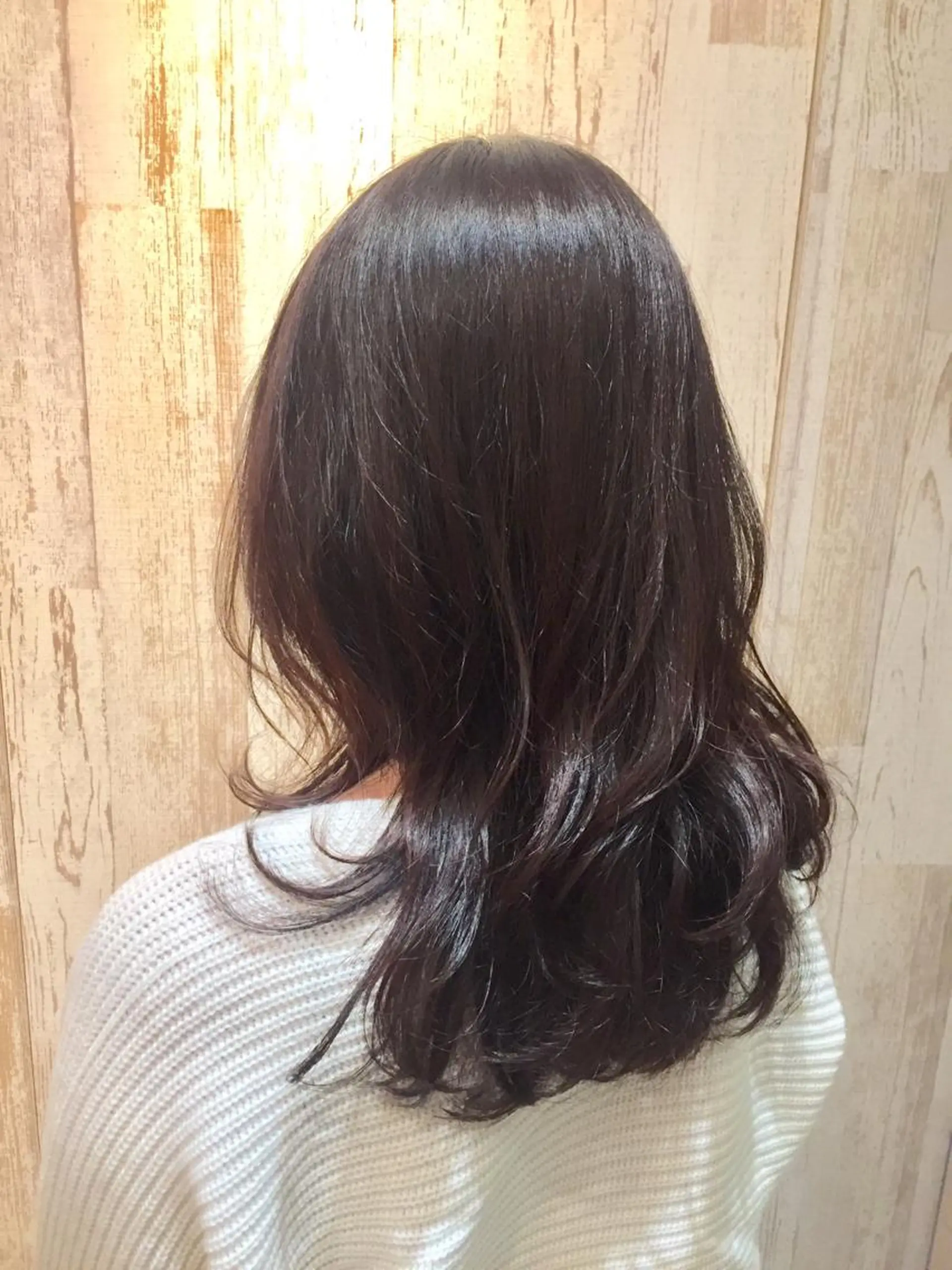 ロング カラー パーマ Sola by  little所属・クボキ サヤのヘアスタイル