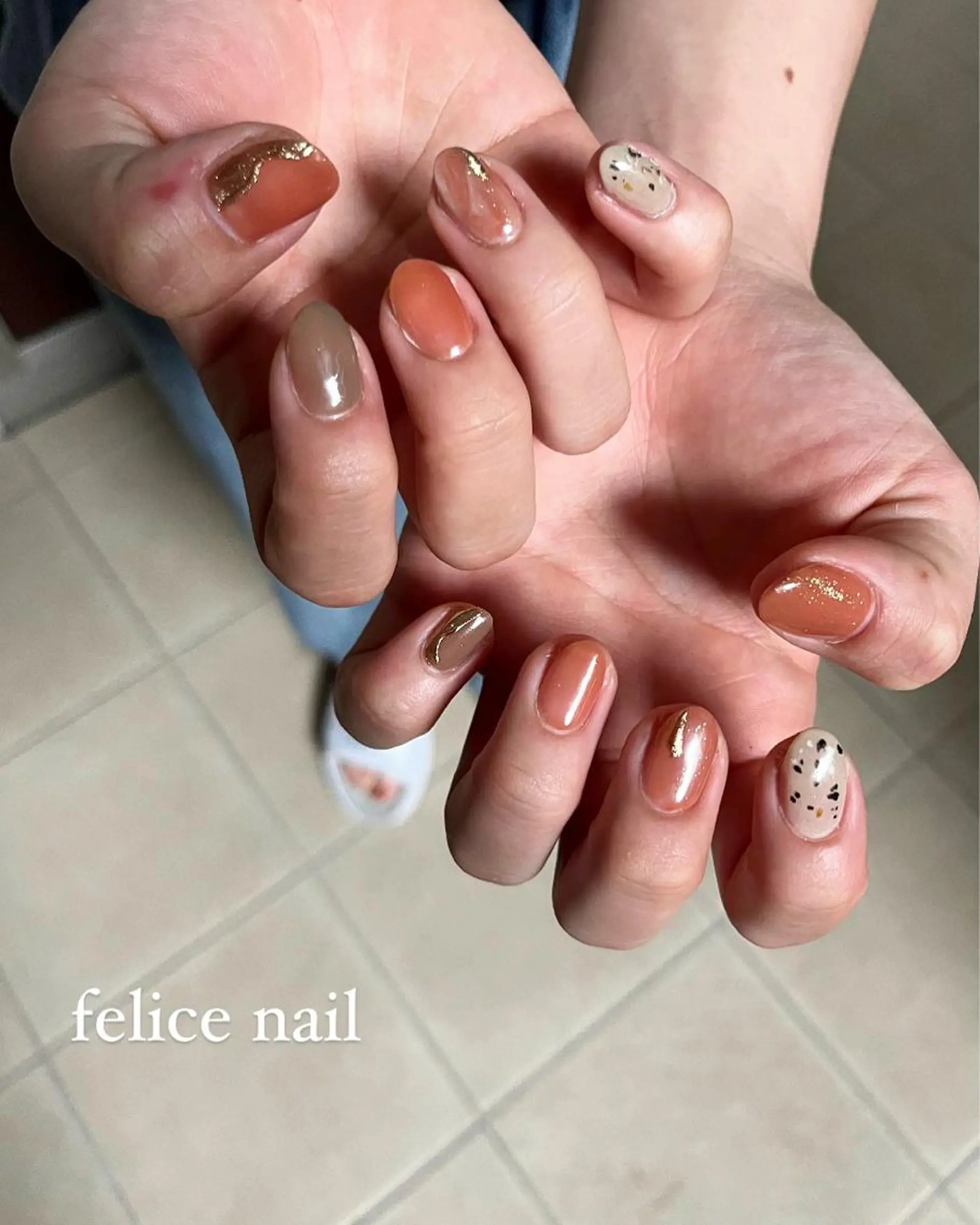 ネイル ニュアンスネイル felice nailのネイルデザイン