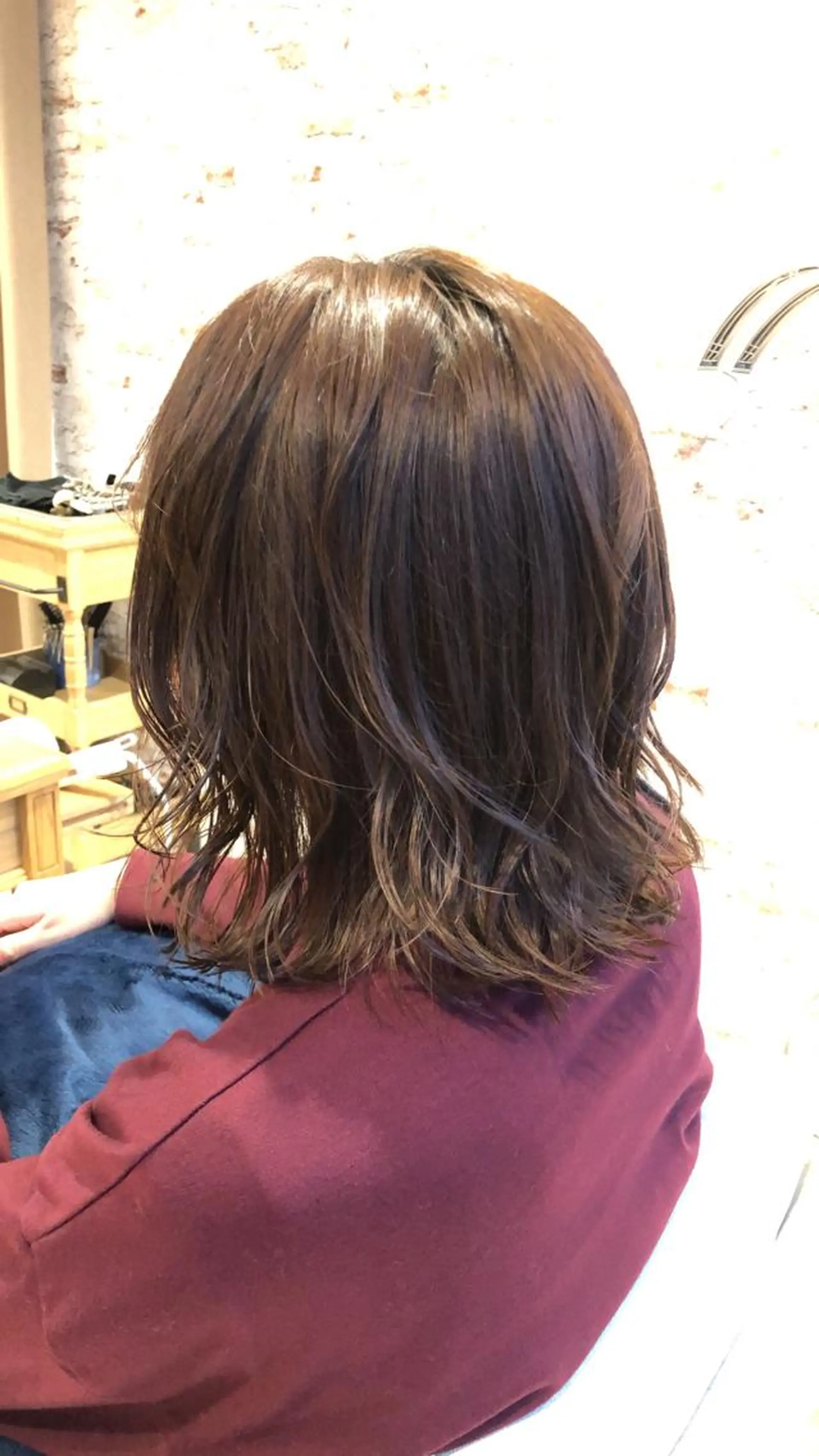 ミディアム ボブ 外ハネヘア 🫧髪質改善艶カラー _マエダ 🫧のヘアスタイル