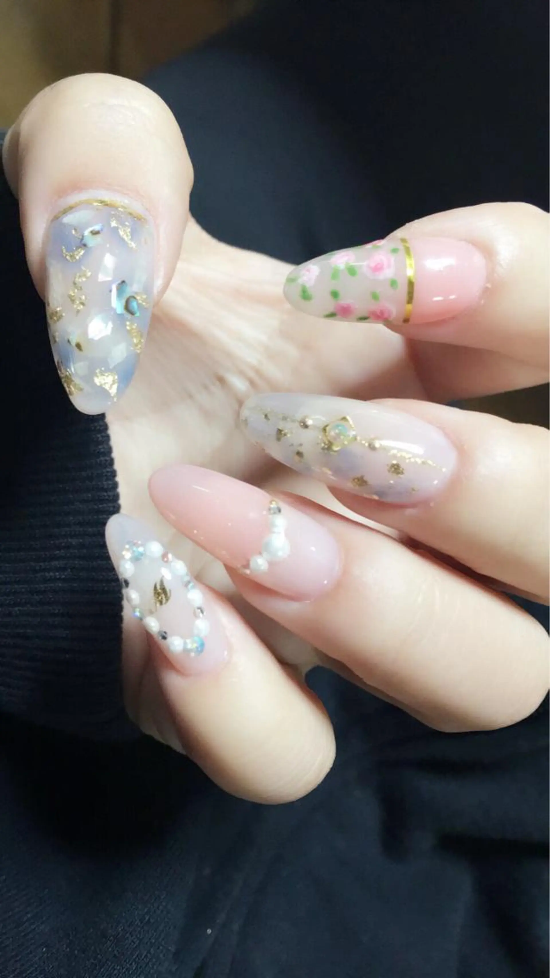 ネイル ハンドネイル 長さ出し専門 nynaのネイルデザイン