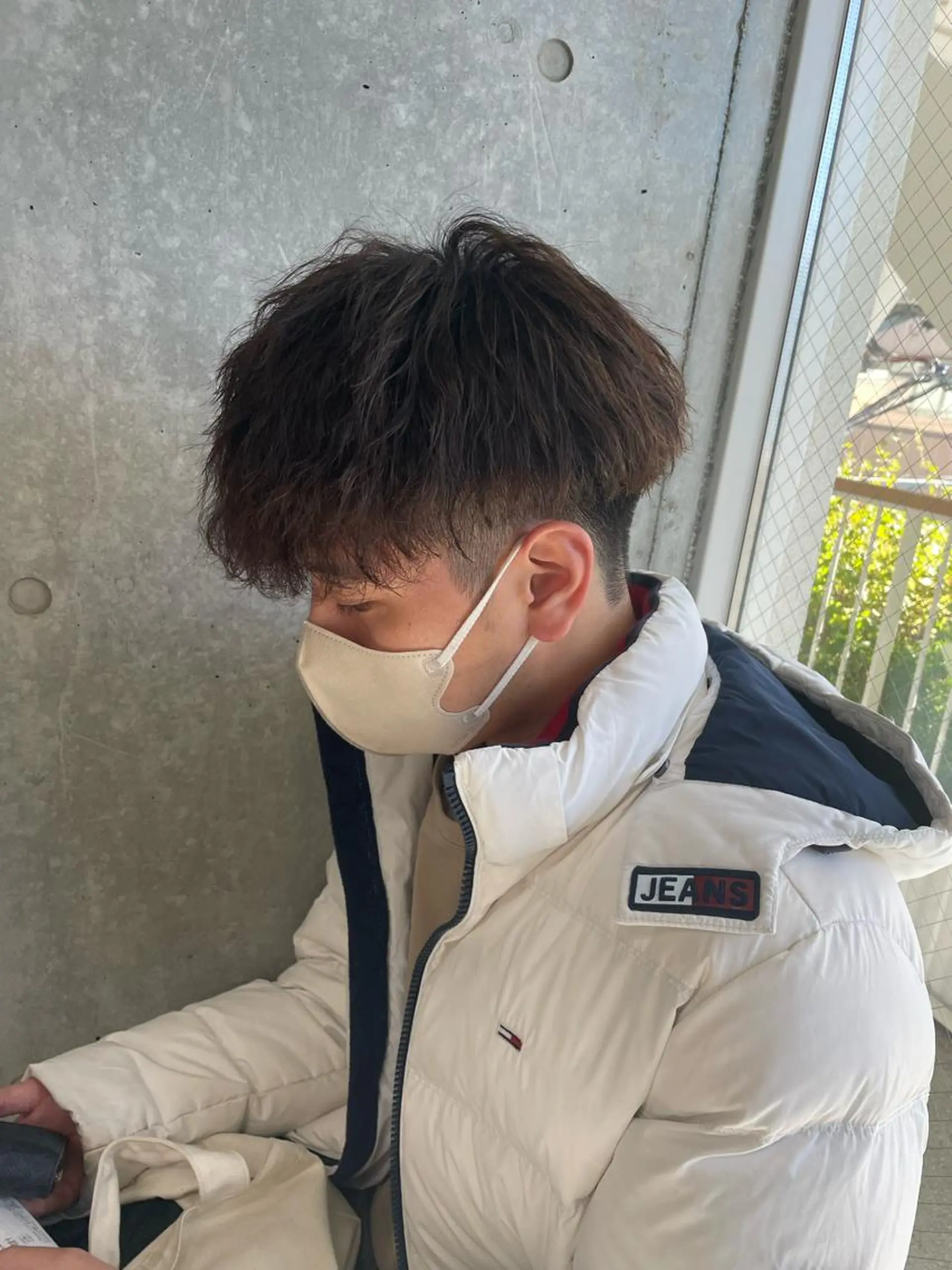 ショート パーマ メンズ カット パーマ トリートメント ヘッドスパ ヘアセット メンズモテパーマ💙 fuwaのヘアスタイル