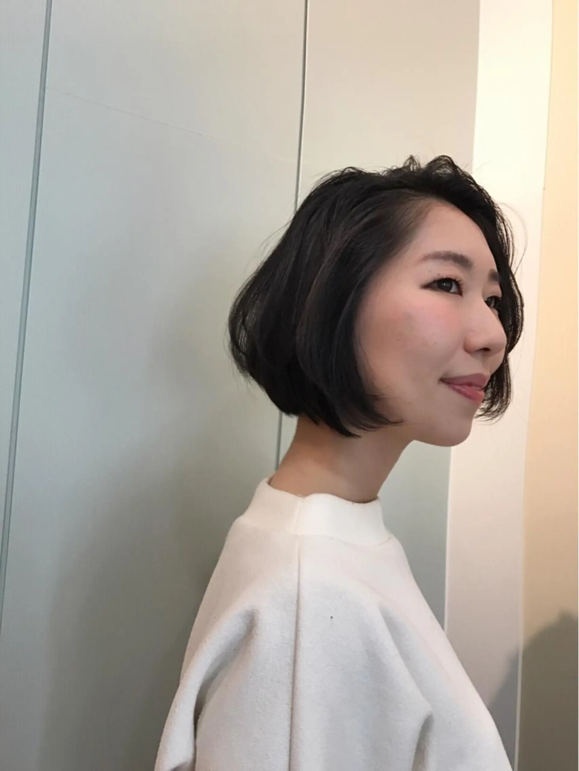 ショート ボブ HARUNA🤍 大人ショートヘアのヘアスタイル