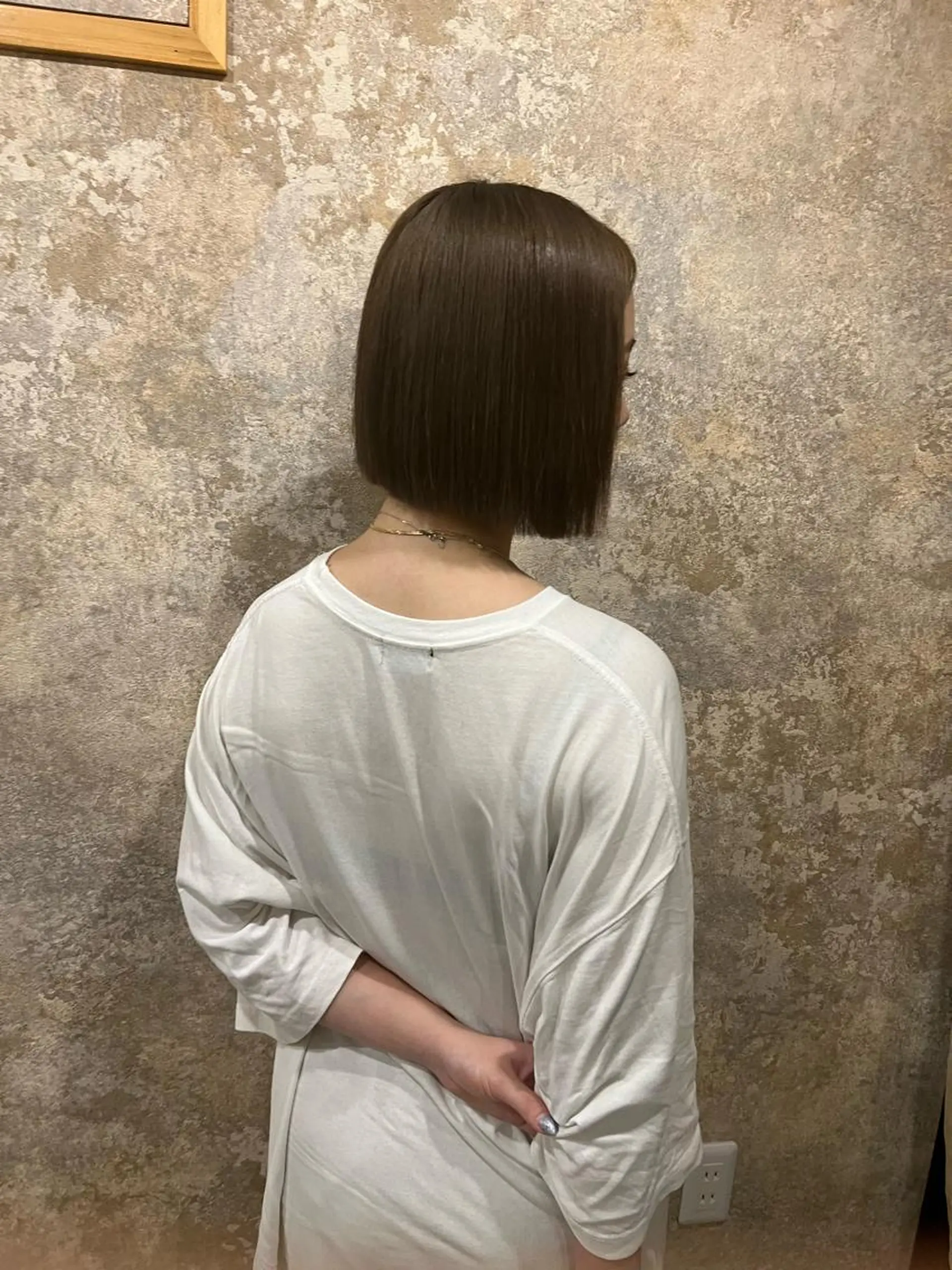 ミディアム カット ヘアカラー トリートメント マテリアル 中央駅店のヘアスタイル