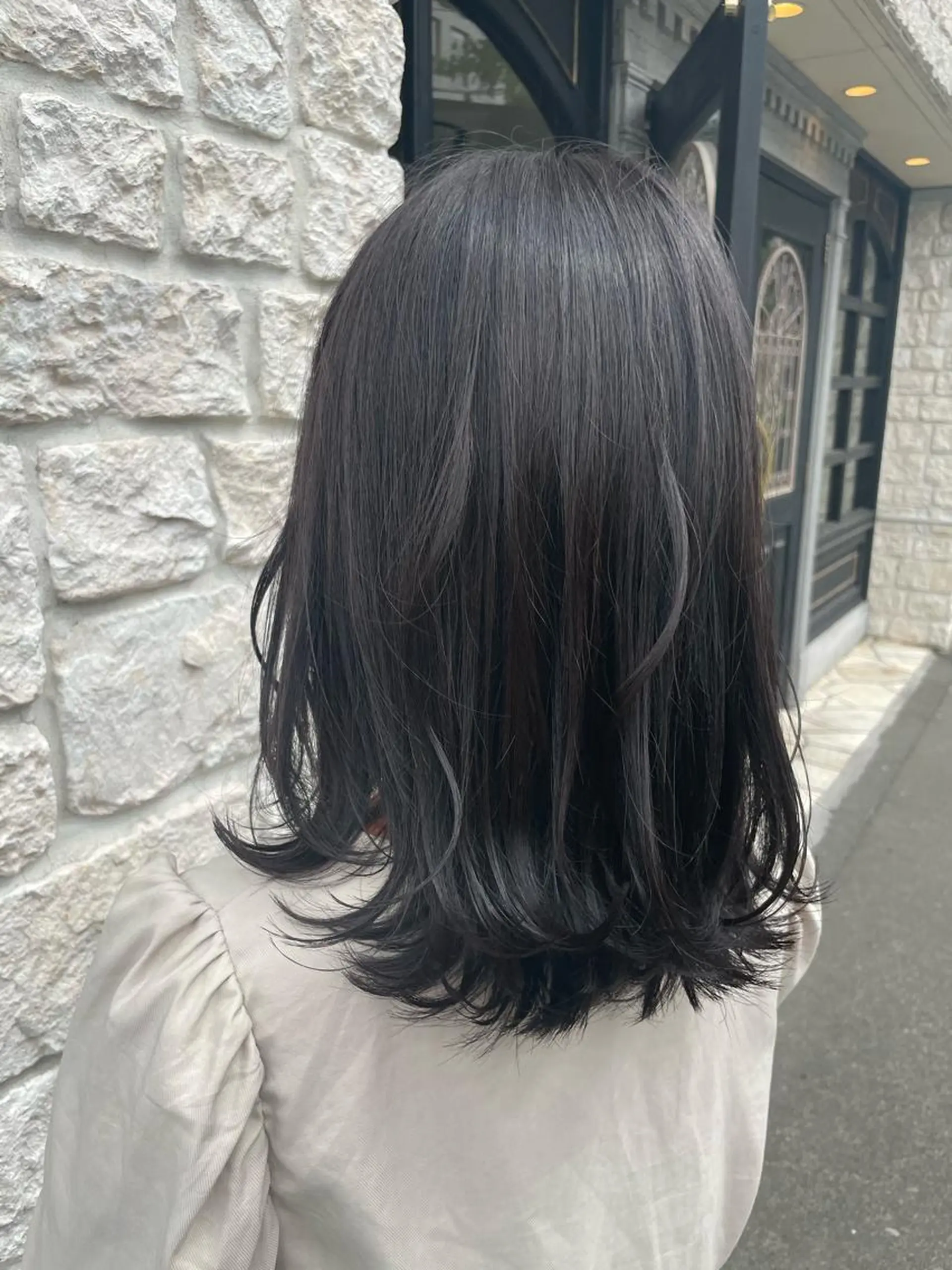 セミロング カット トリートメント 星野 茉由のヘアスタイル