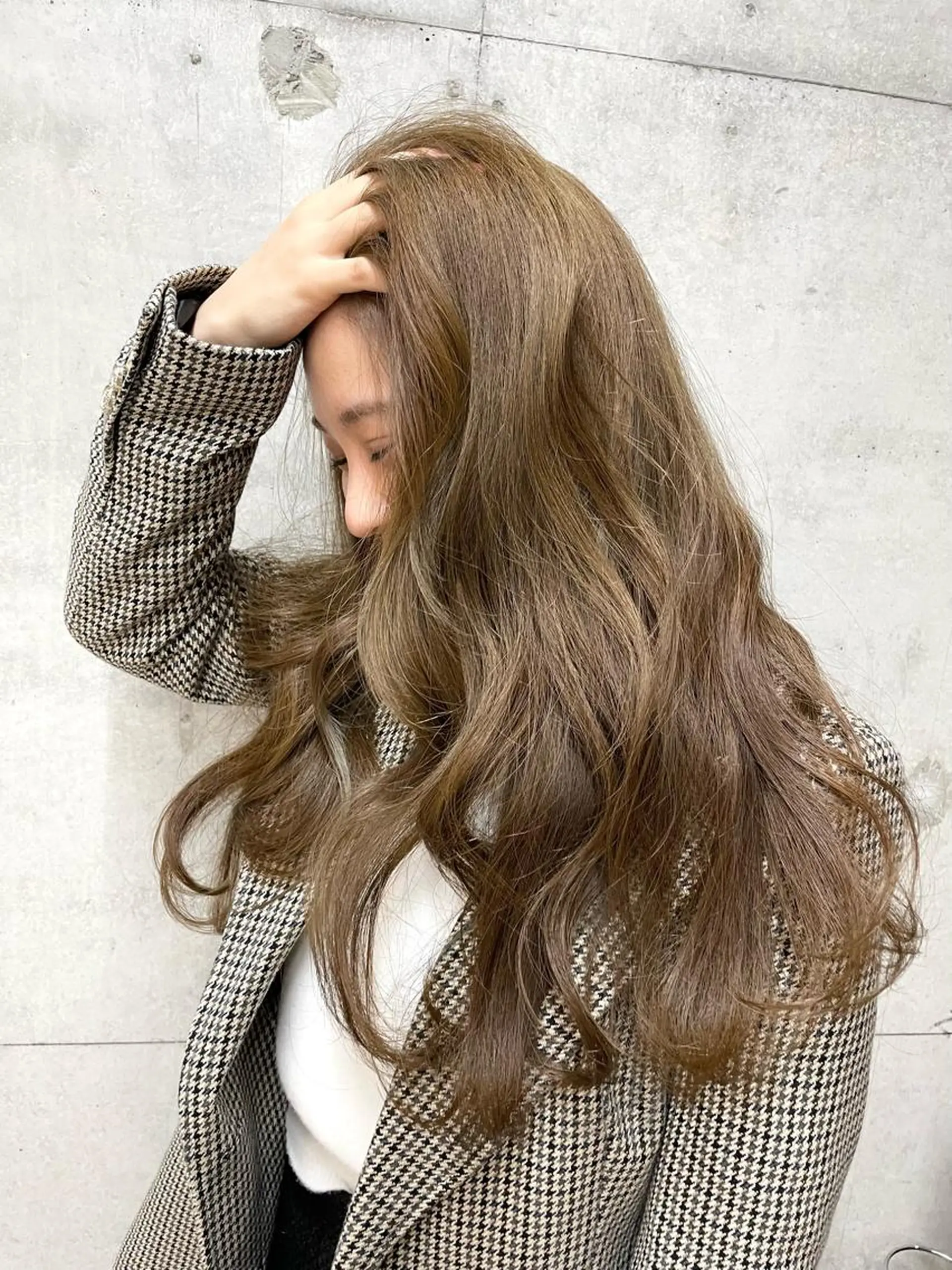 ロング カラー カット ヘアカラー 女性に人気♪ はやしほのかのヘアスタイル