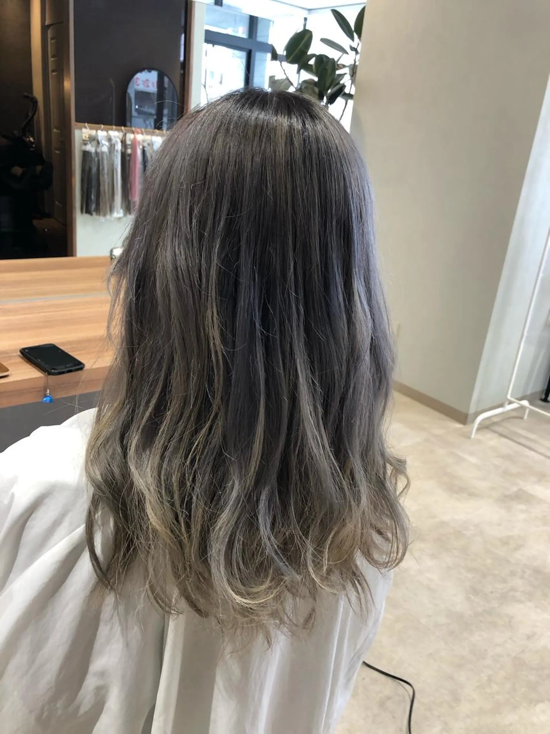 セミロング カラー 💎エクステ専門店 BIZE梅田🇰🇷のヘアスタイル