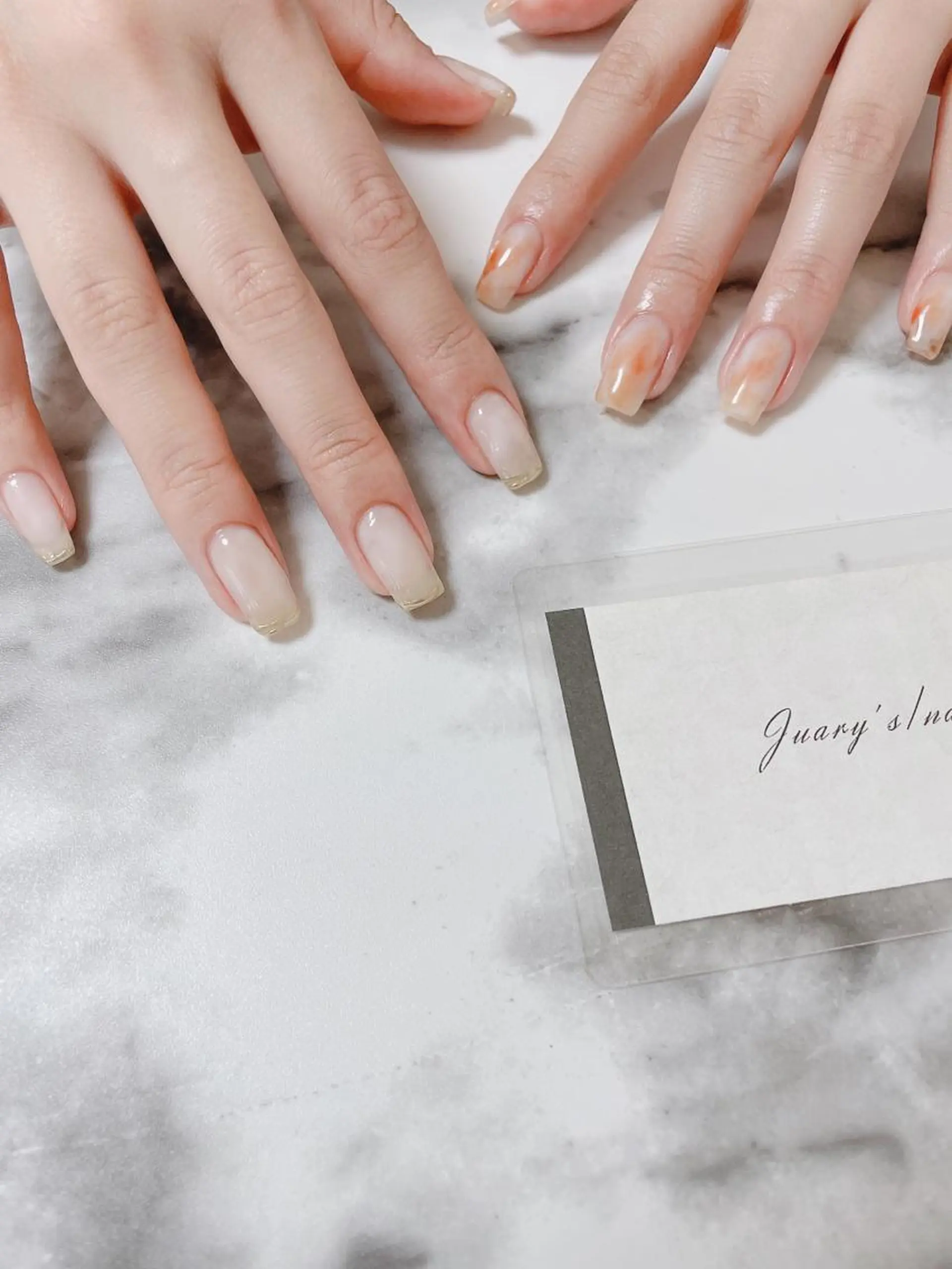 セミロング ネイル ハンドネイル ハンドケア 💎ビューティサロン 湘南　RIRAN💎のネイルデザイン