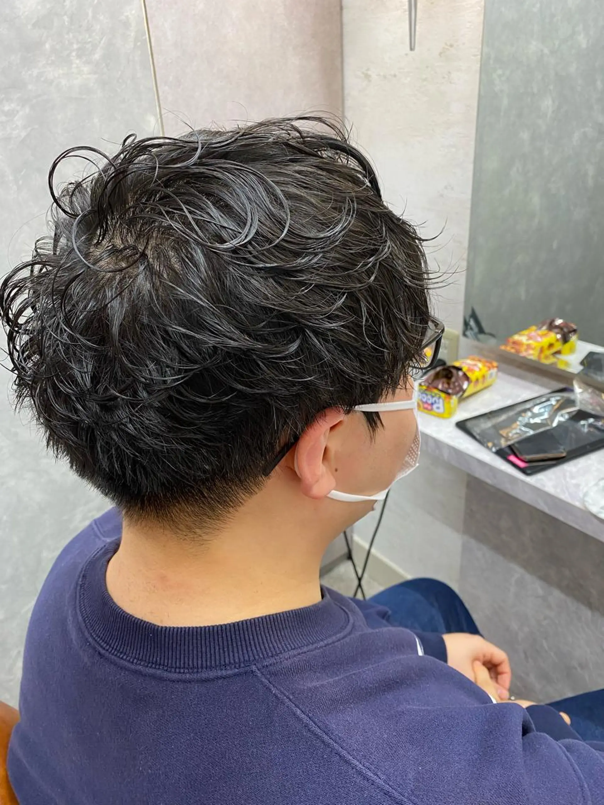 パーマ メンズ カット パーマ トリートメント 🍓小野 紗由美🍓のヘアスタイル