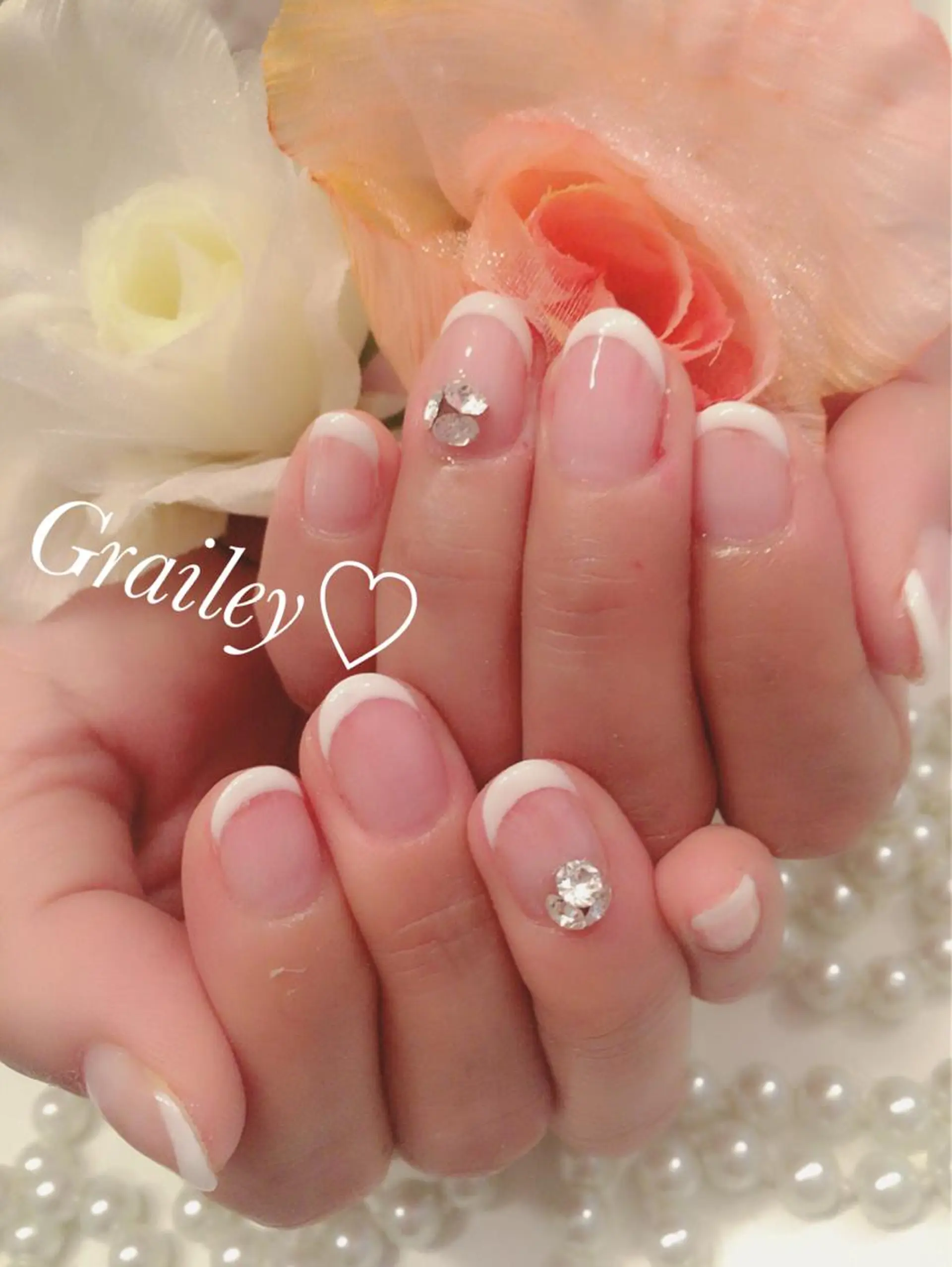 ネイル ストーンネイル nail makoのネイルデザイン