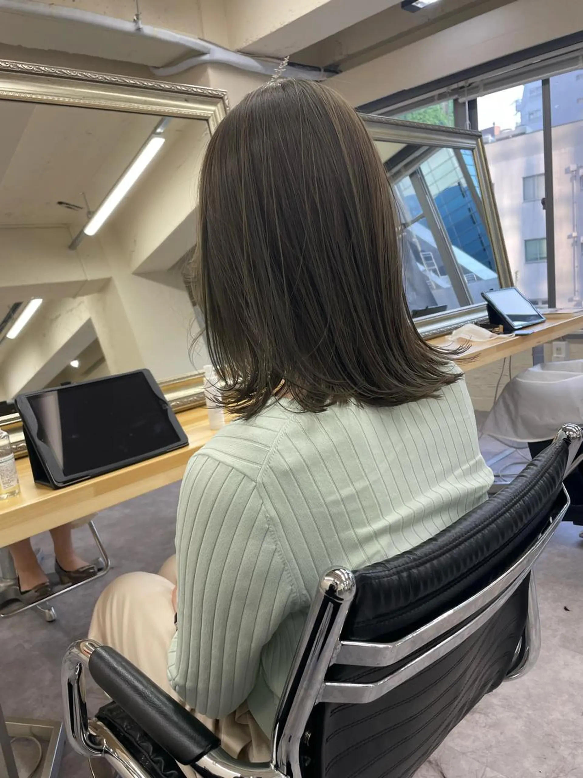 カラー ヘアカラー トリートメント メンズパーマモデル 募集RIKOのヘアスタイル