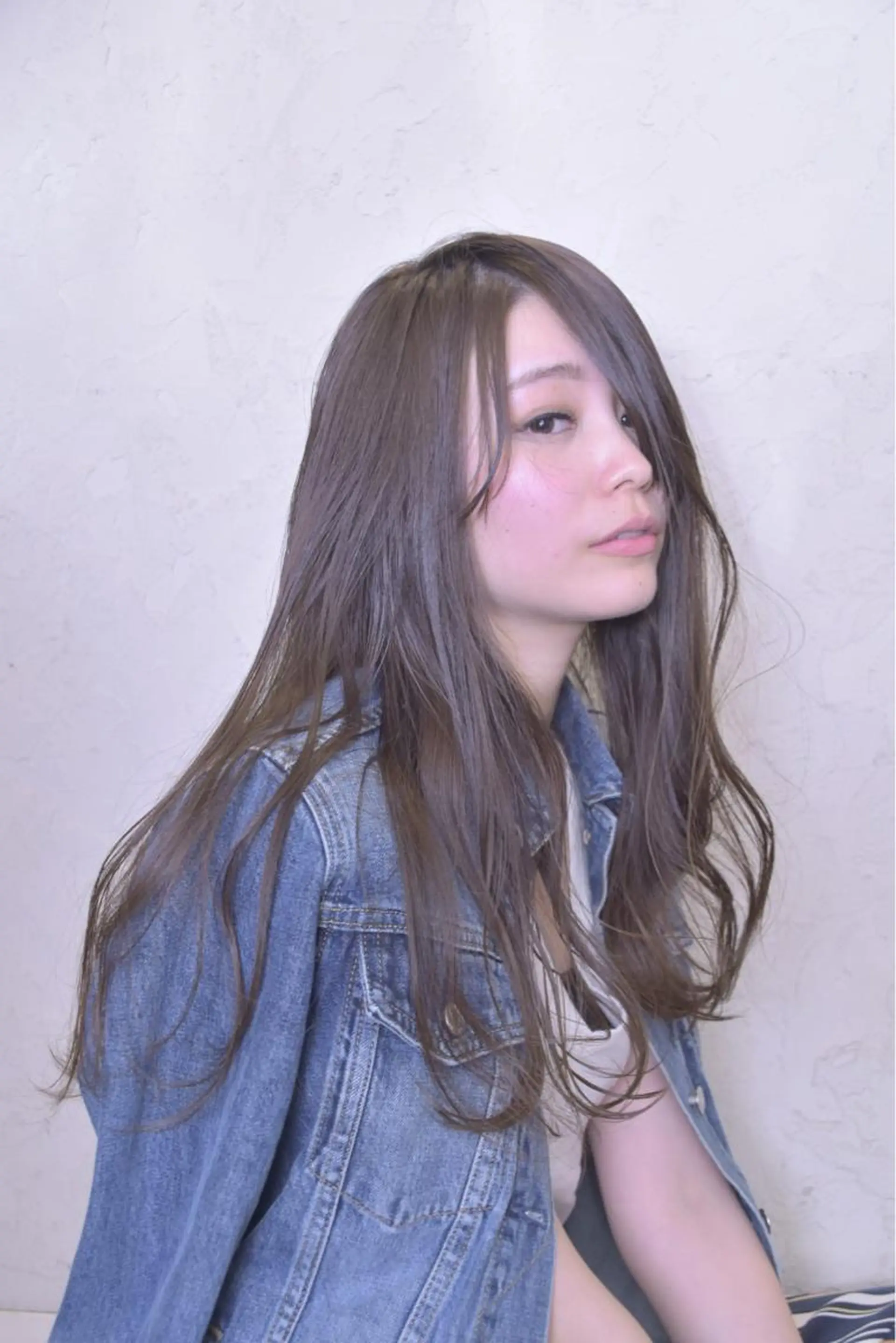 ロング カラー 透明感カラー イルミナカラー ロング 五十嵐ゆり 美髪カラー　武蔵小杉のヘアスタイル