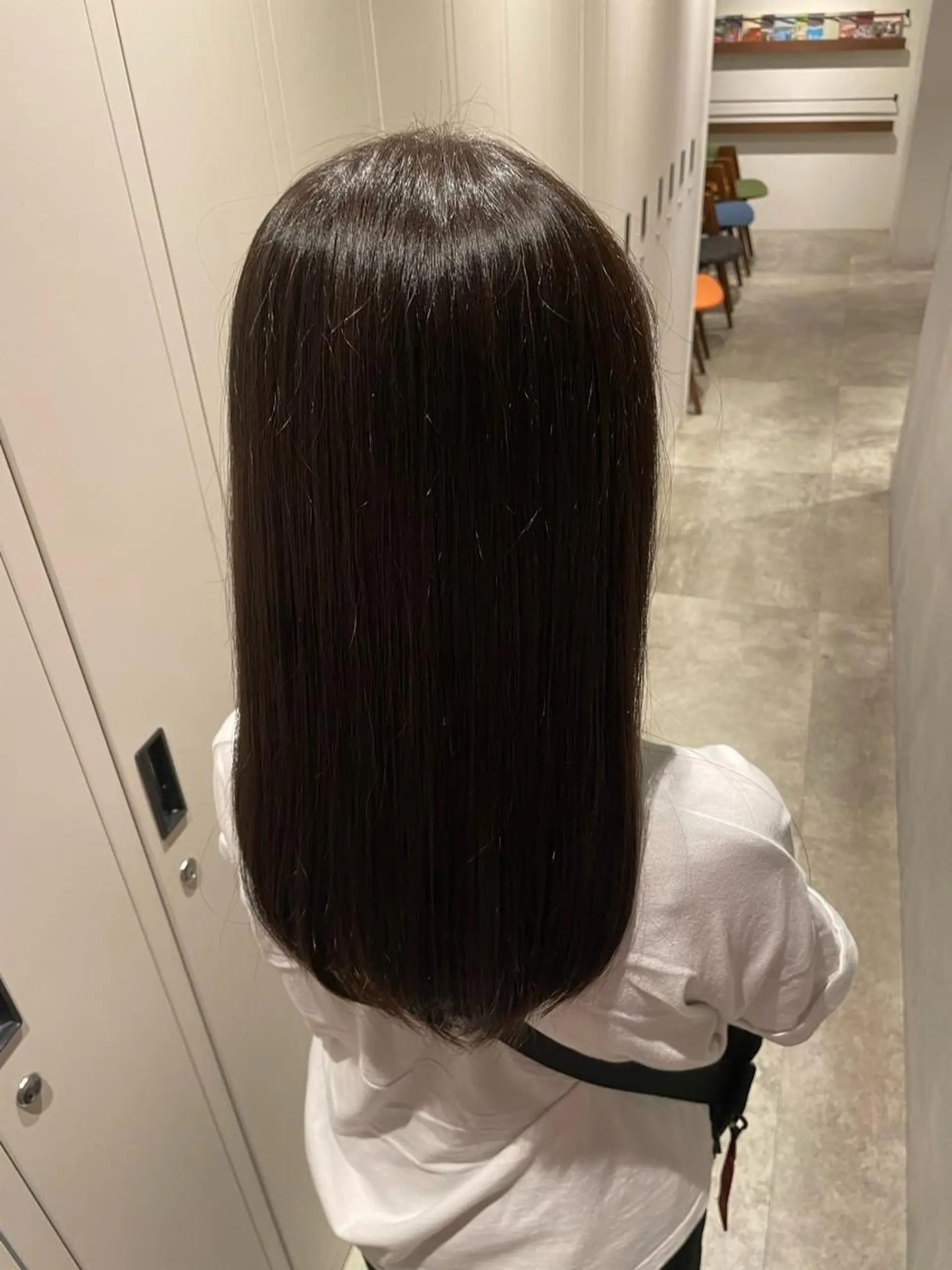 セミロング ren ボブロブ/ミディアムのヘアスタイル