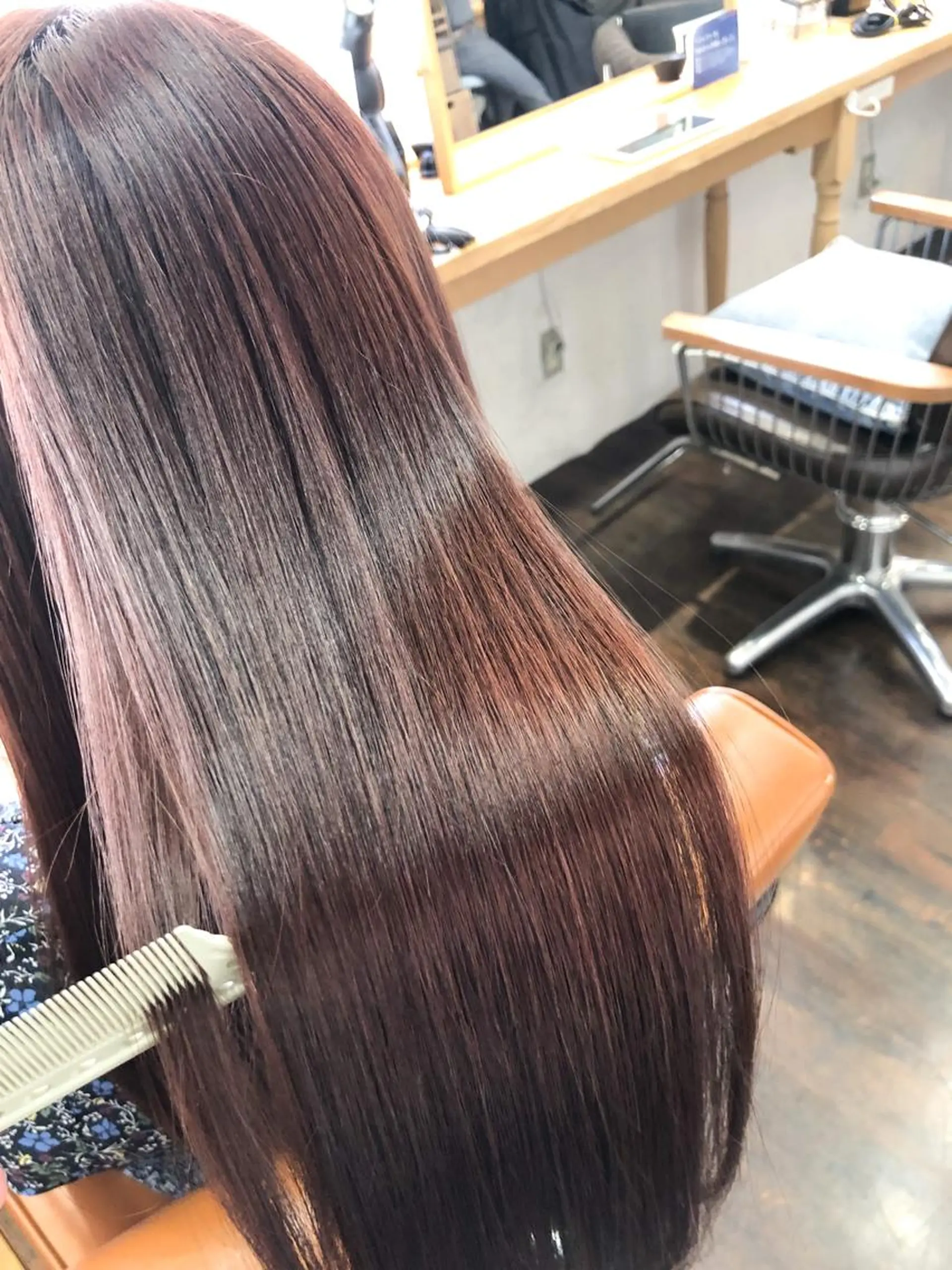 ロング カラー 髪質改善 カット ヘアカラー トリートメント ヘッドスパ 髪質改善 suzukiのヘアスタイル