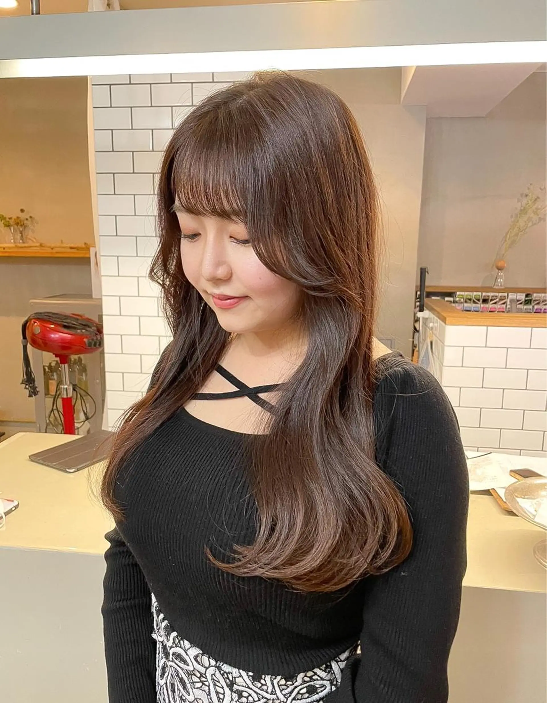ロング COMILE 🌼 SUZUKAのヘアスタイル