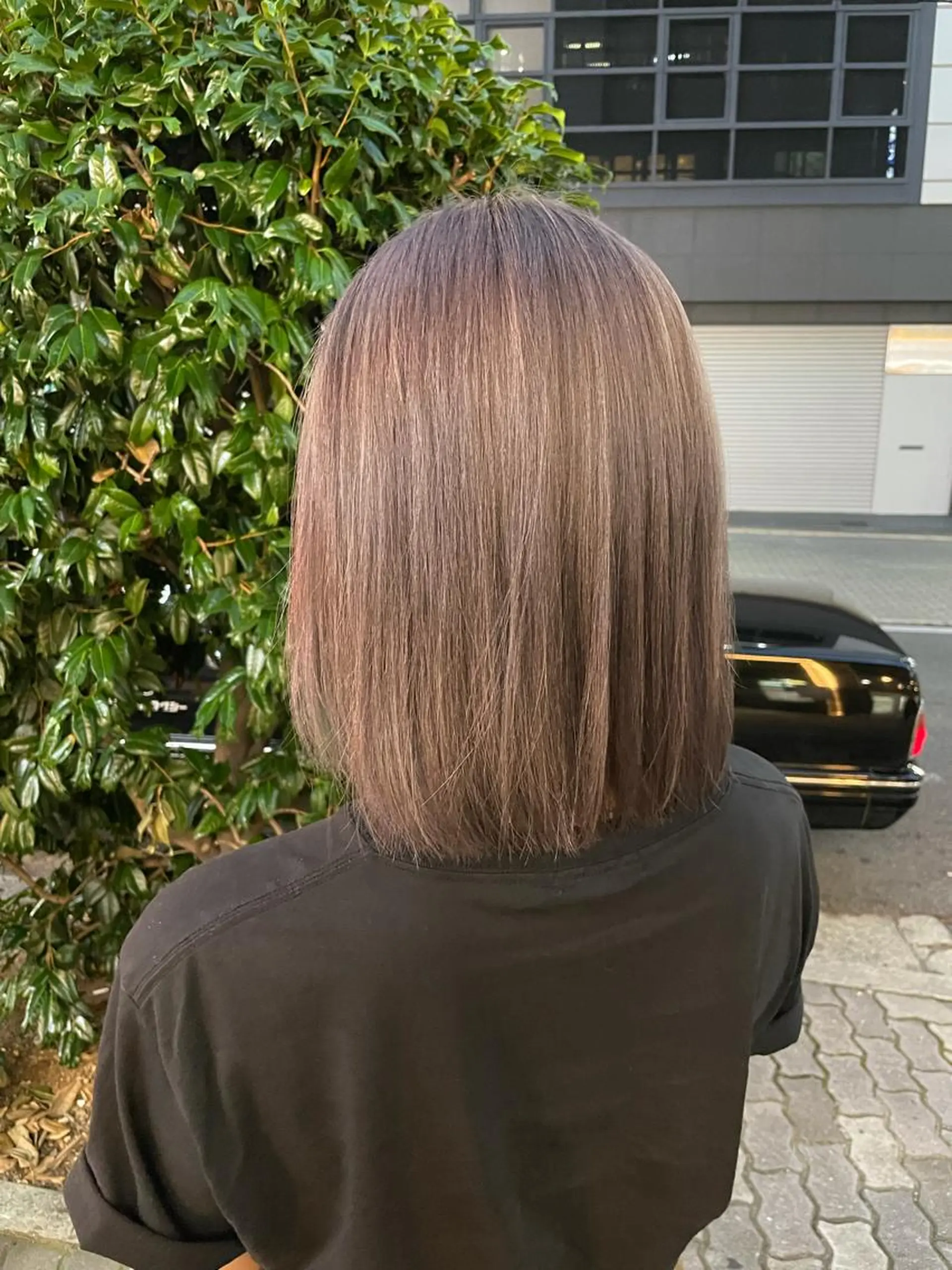 ミディアム カラー akane .のヘアスタイル