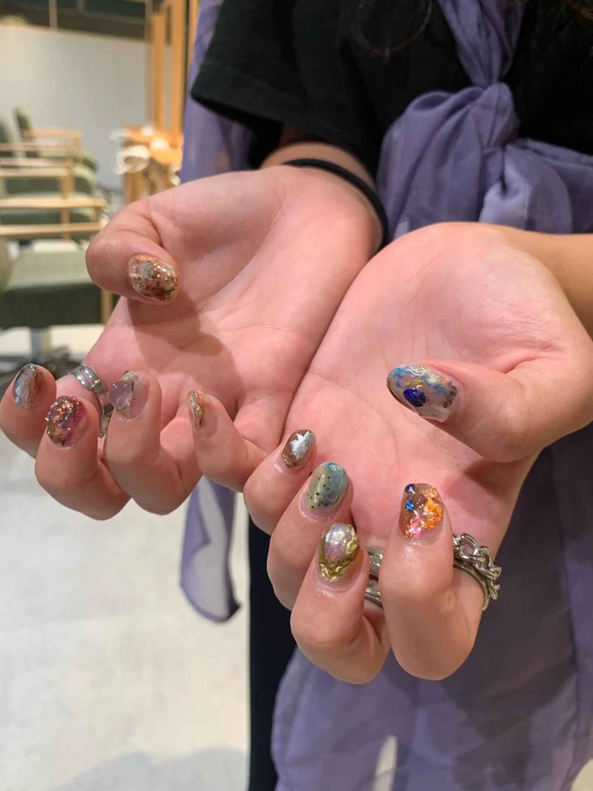 ネイル AO所属・RISAKO 艶髪モテヘア🎀府中のヘアスタイル