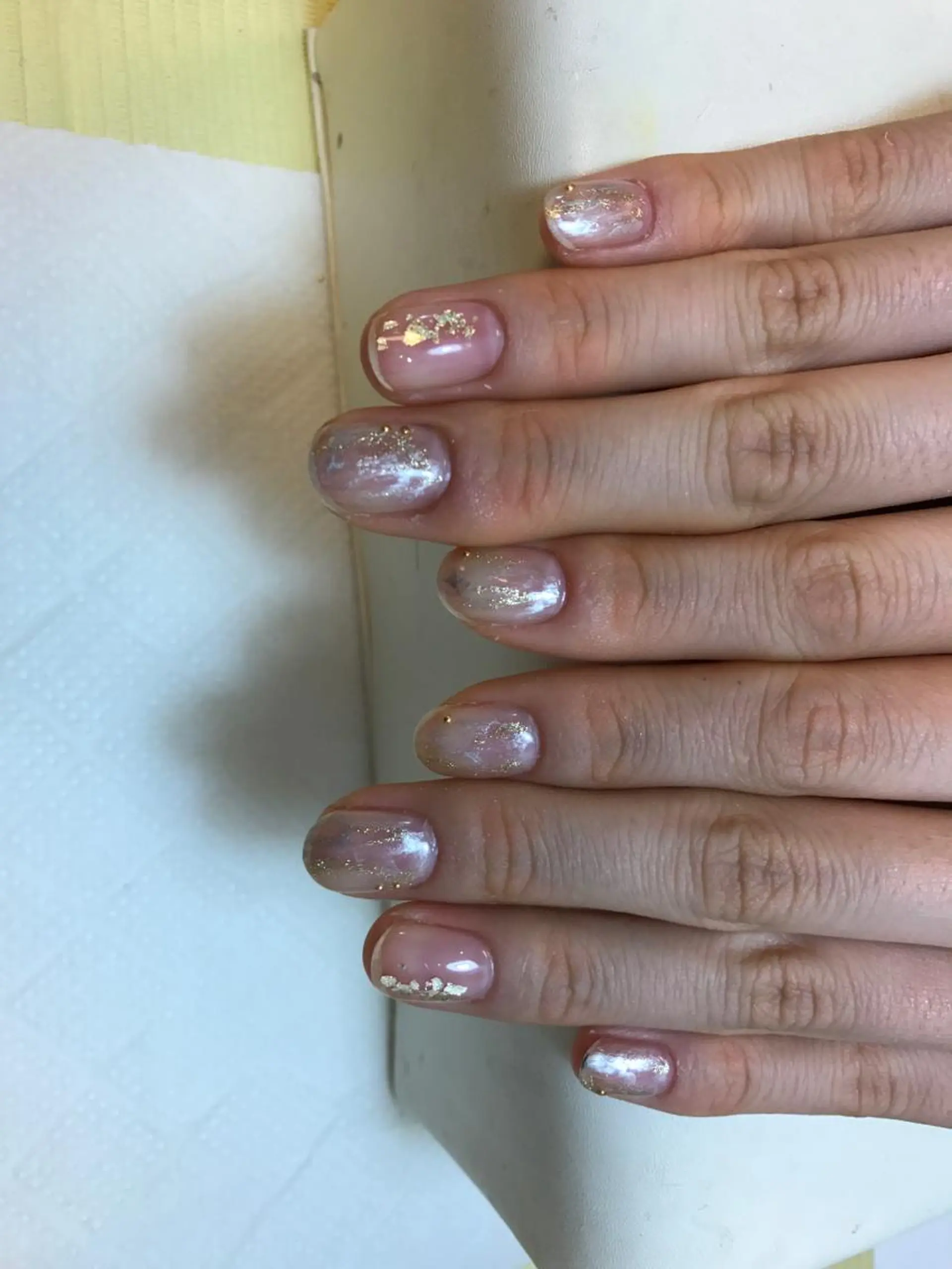 ネイル ニュアンスネイル A85G ayakoのネイルデザイン