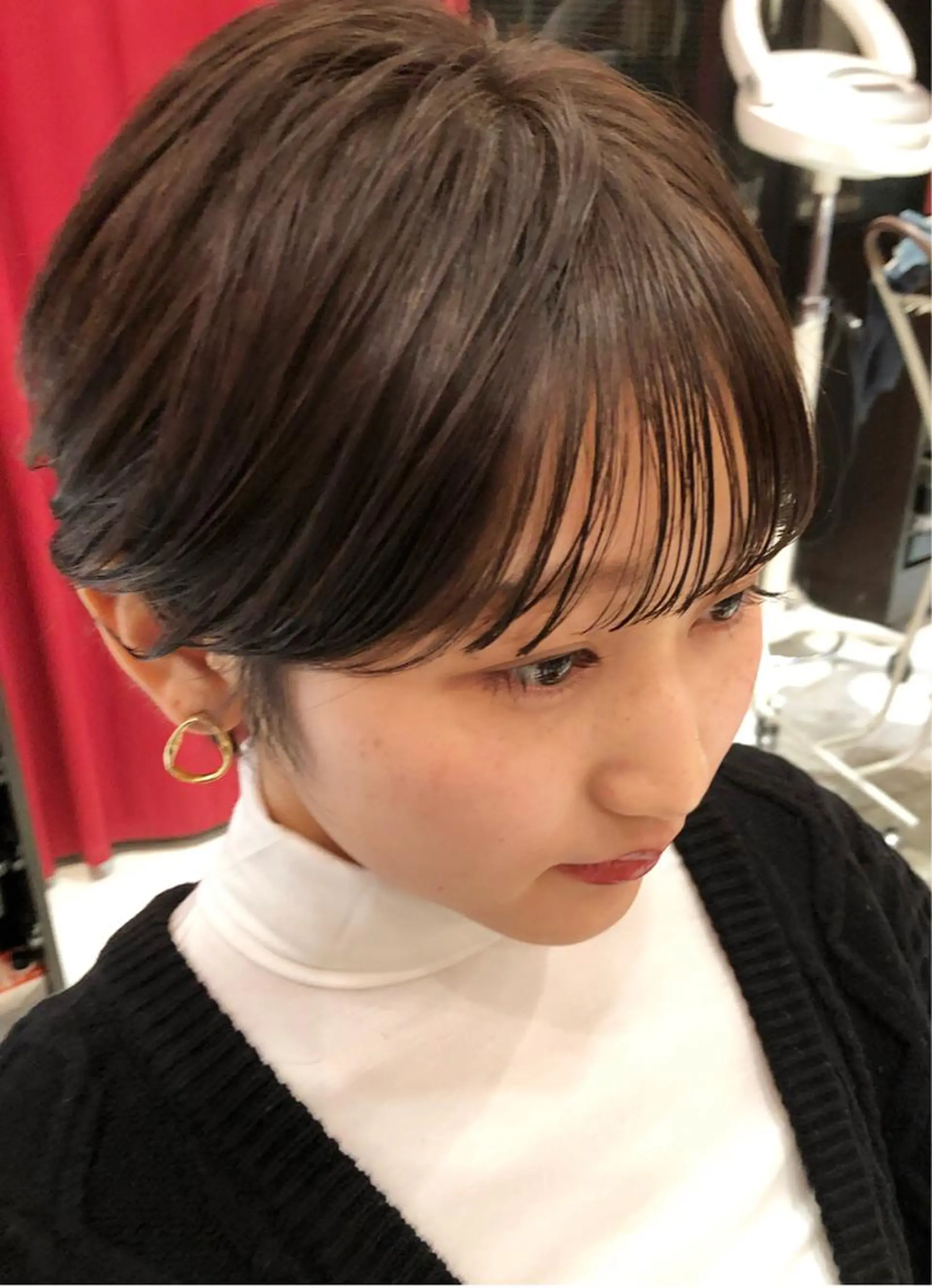 ショート カラー THE DAY所属・AKI HASHIMOTOのヘアスタイル