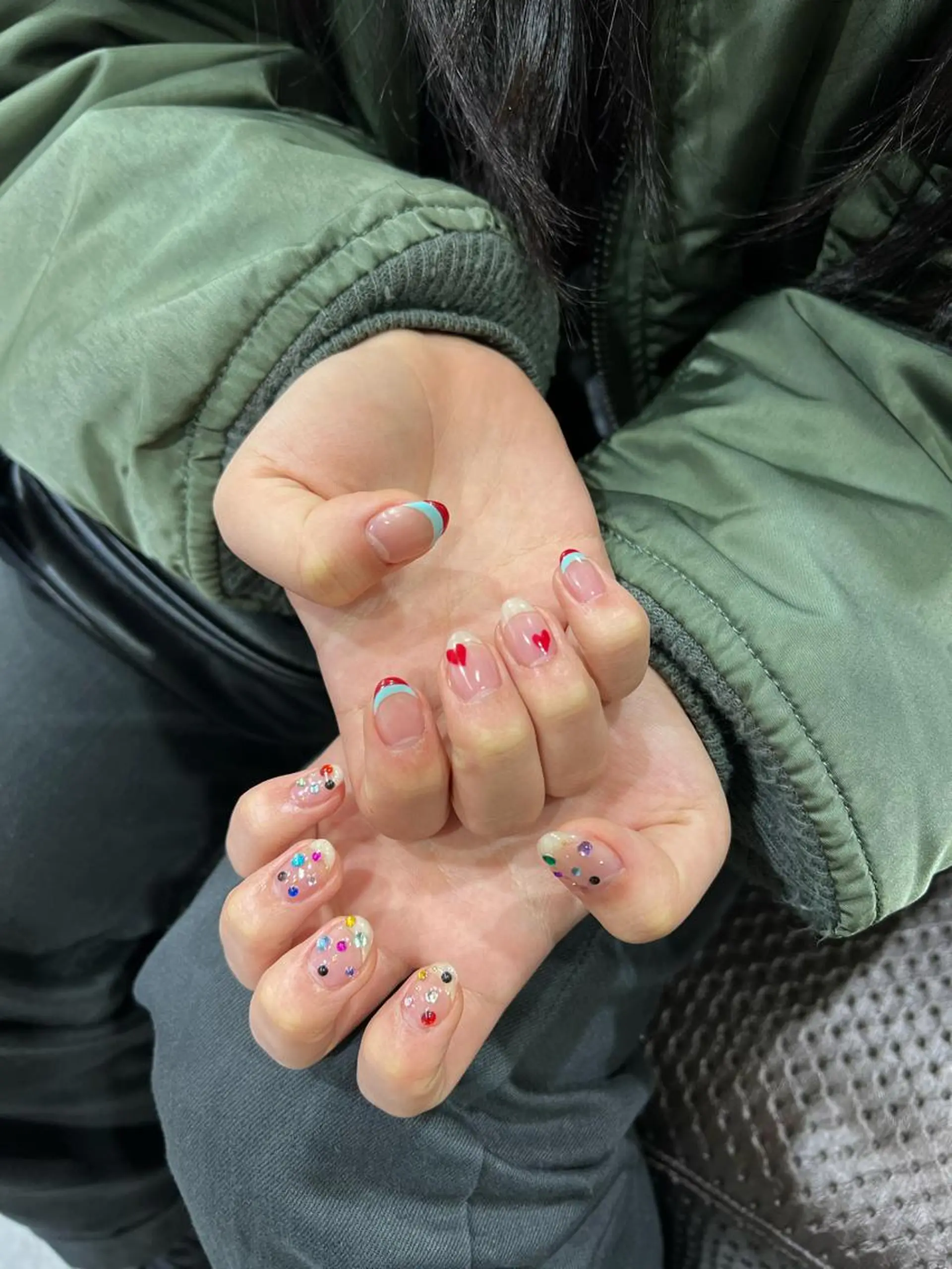 ネイル ハンドネイル 韓国🩶Y2Kネイル 💫くれはのネイルデザイン