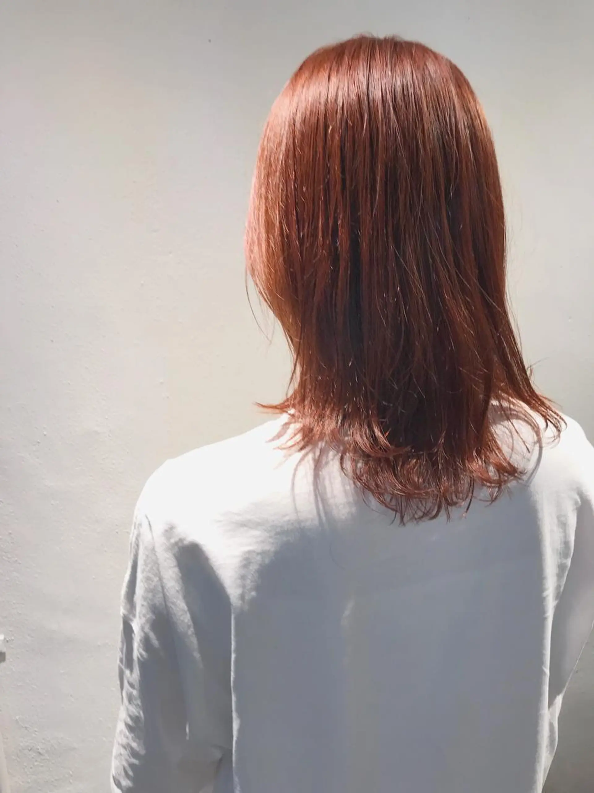 セミロング カラー ヘアカラー トリートメント 下北沢 soiのヘアスタイル