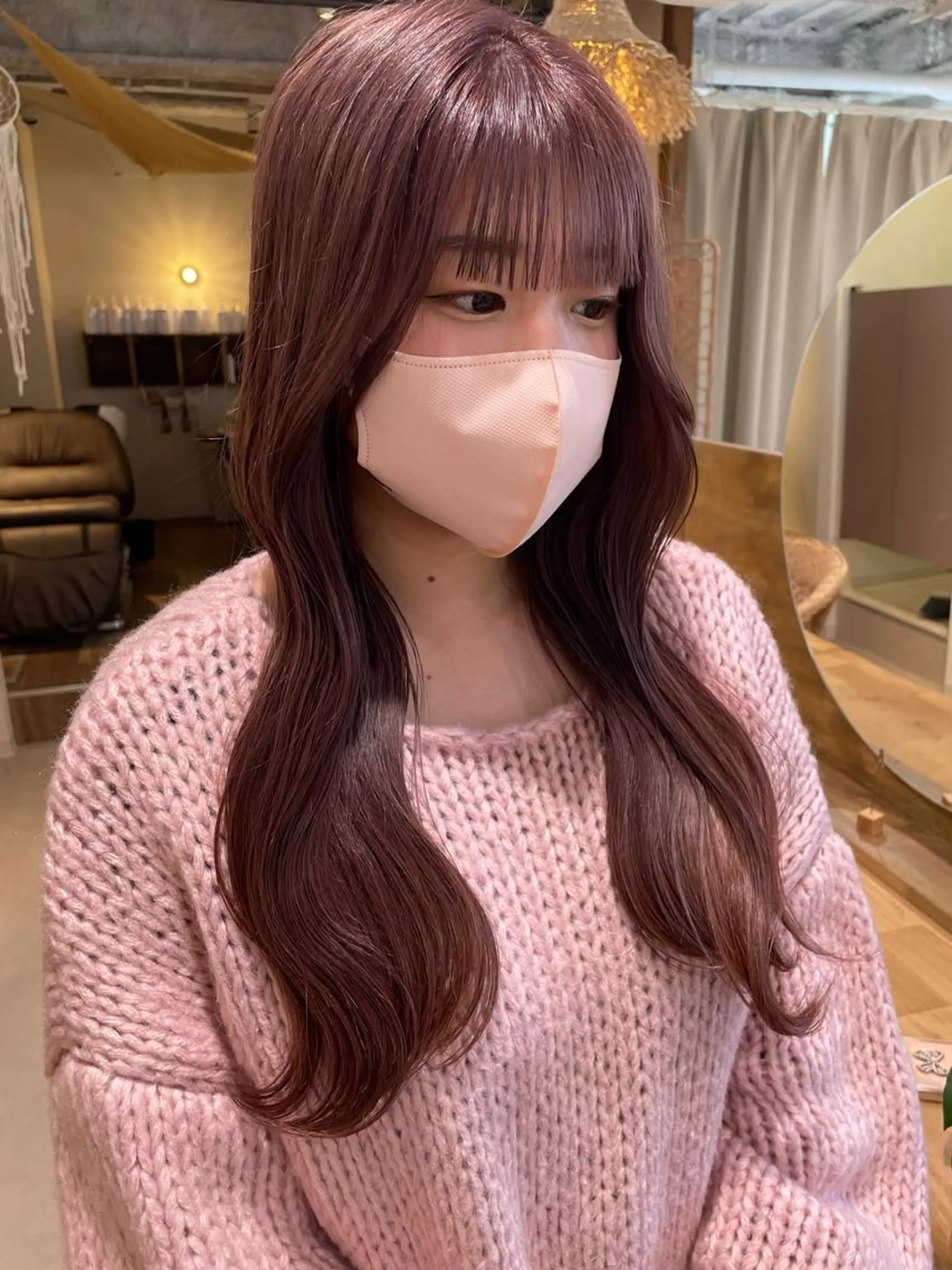 ロング ヘアカラー トリートメント cocoluana(ココルアナ)所属・韓国風ヘア専門 🇰🇷Noaのヘアスタイル