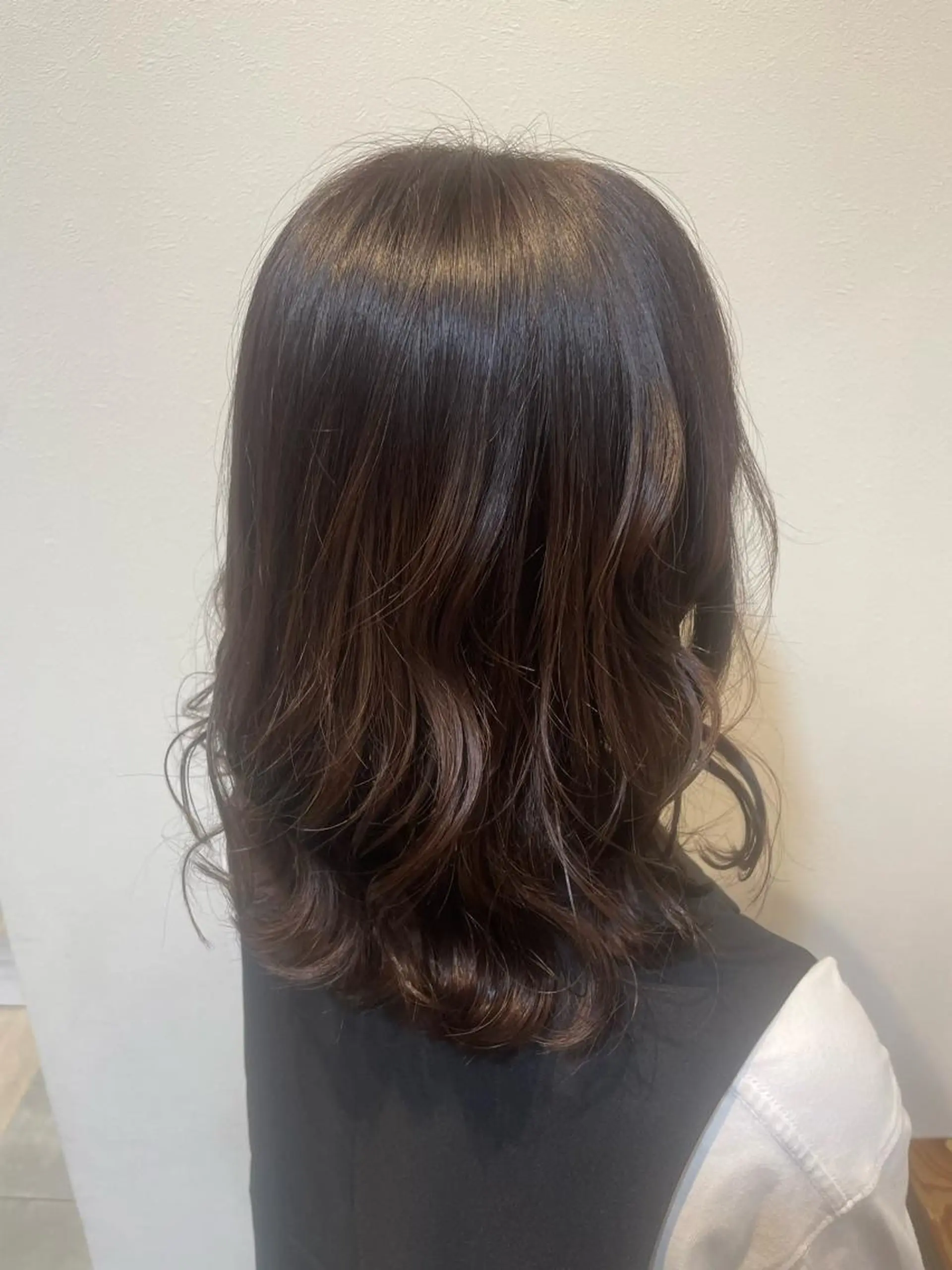 ミディアム カラー 髪質改善/レイヤー /ボブ/中村莞太朗のヘアスタイル