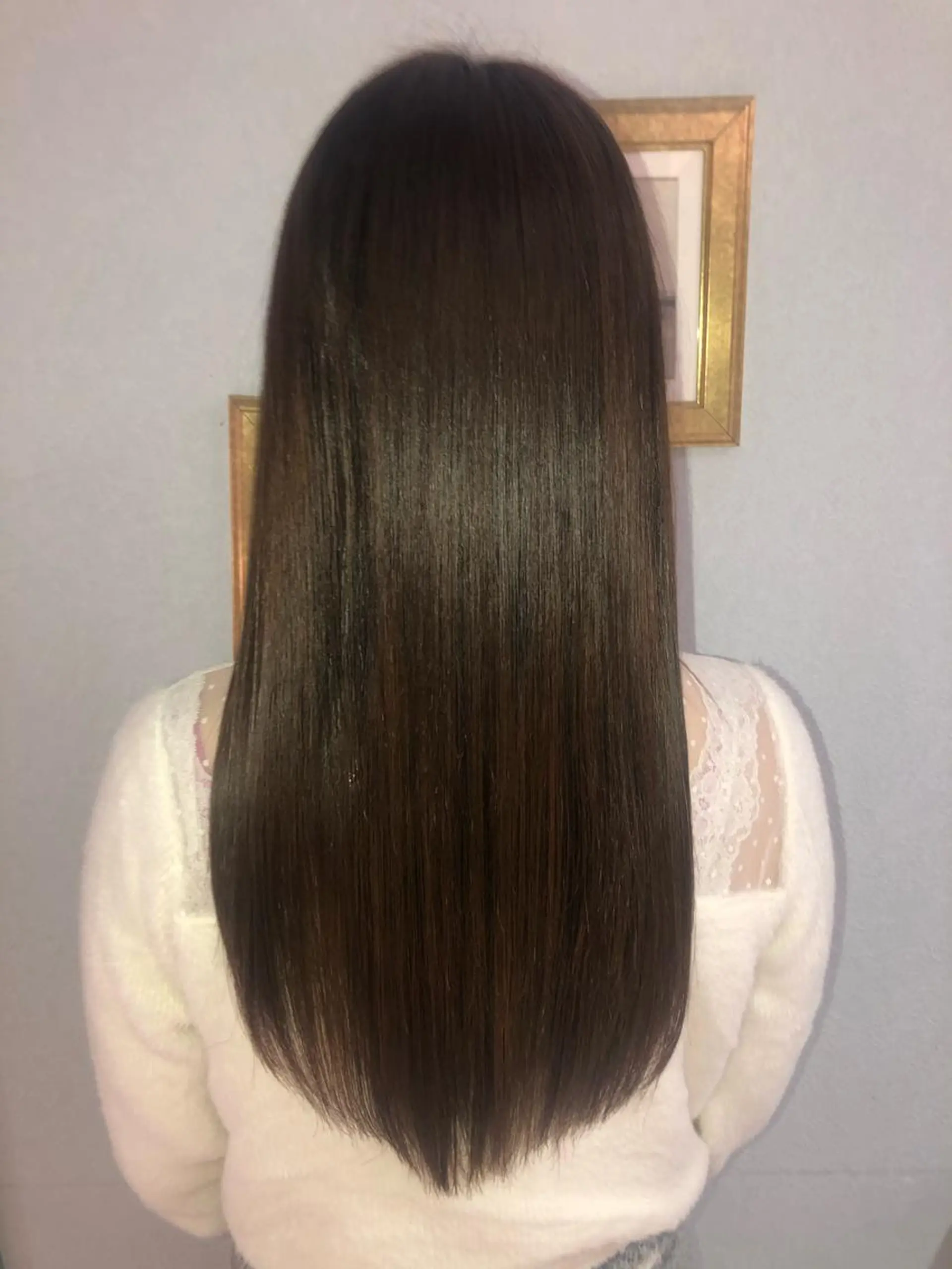 ロング トリートメント 髪質改善　縮毛の達人 矢井由真のヘアスタイル