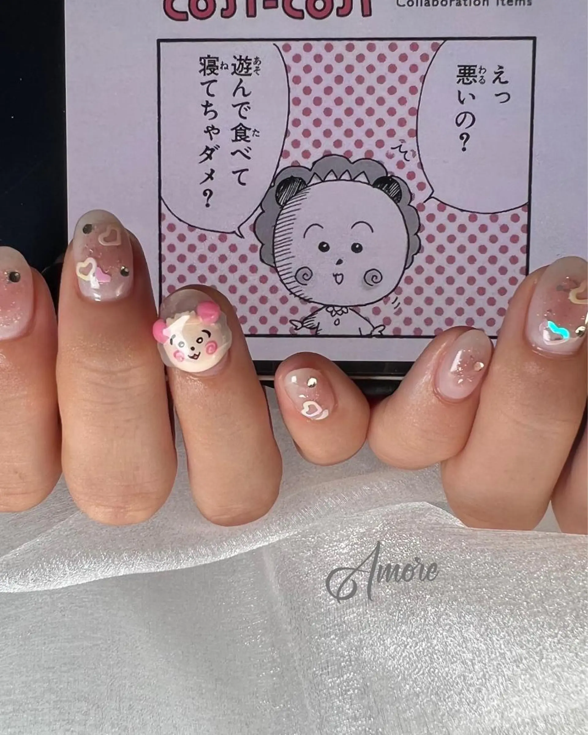 ネイル ジェルネイル ミラーネイル オフィスネイル パラジェル You kyehwaのネイルデザイン