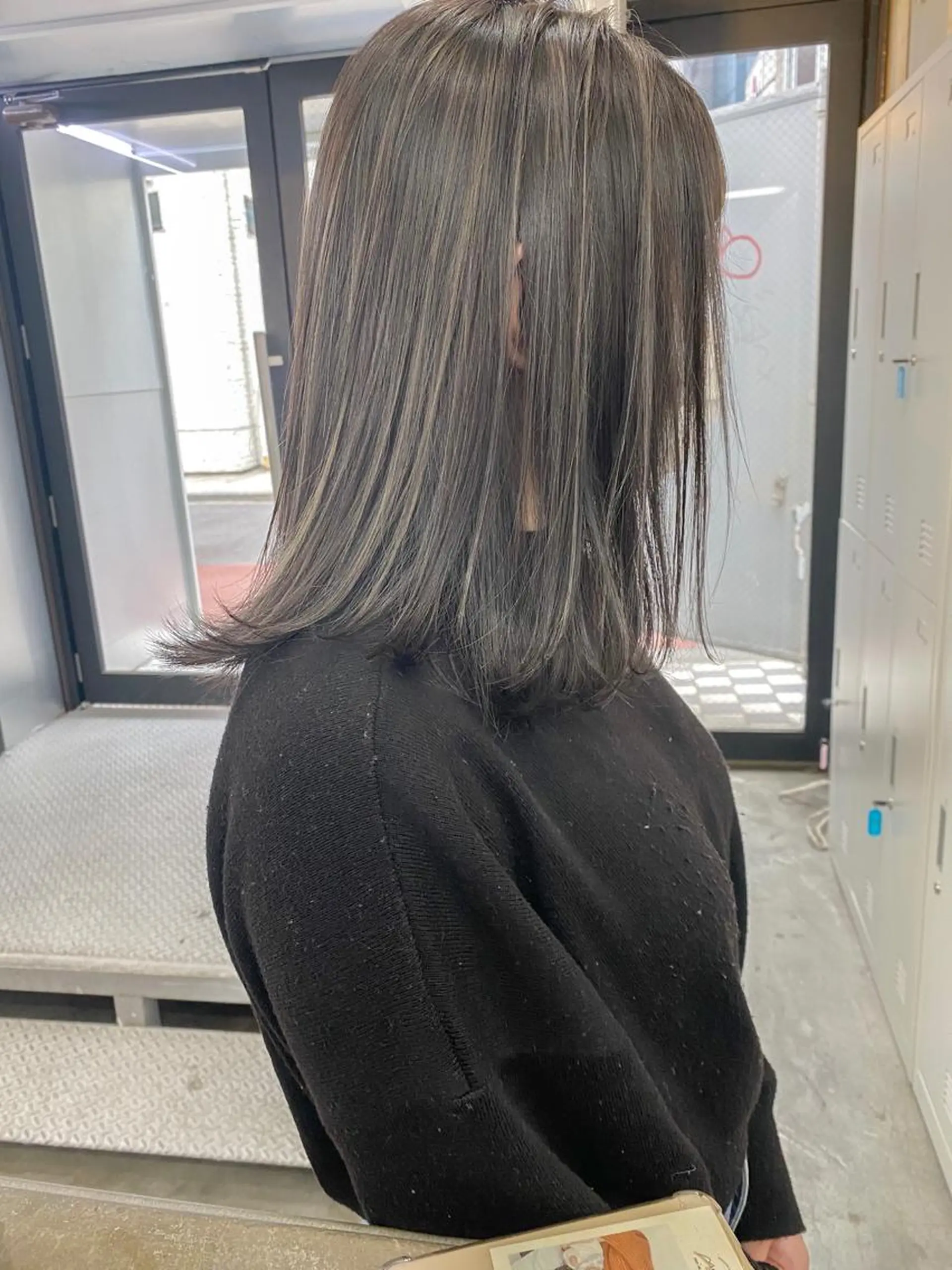 ミディアム カラー カット ヘアカラー トリートメント 海外デザイン🇺🇸 石渡諒太のヘアスタイル