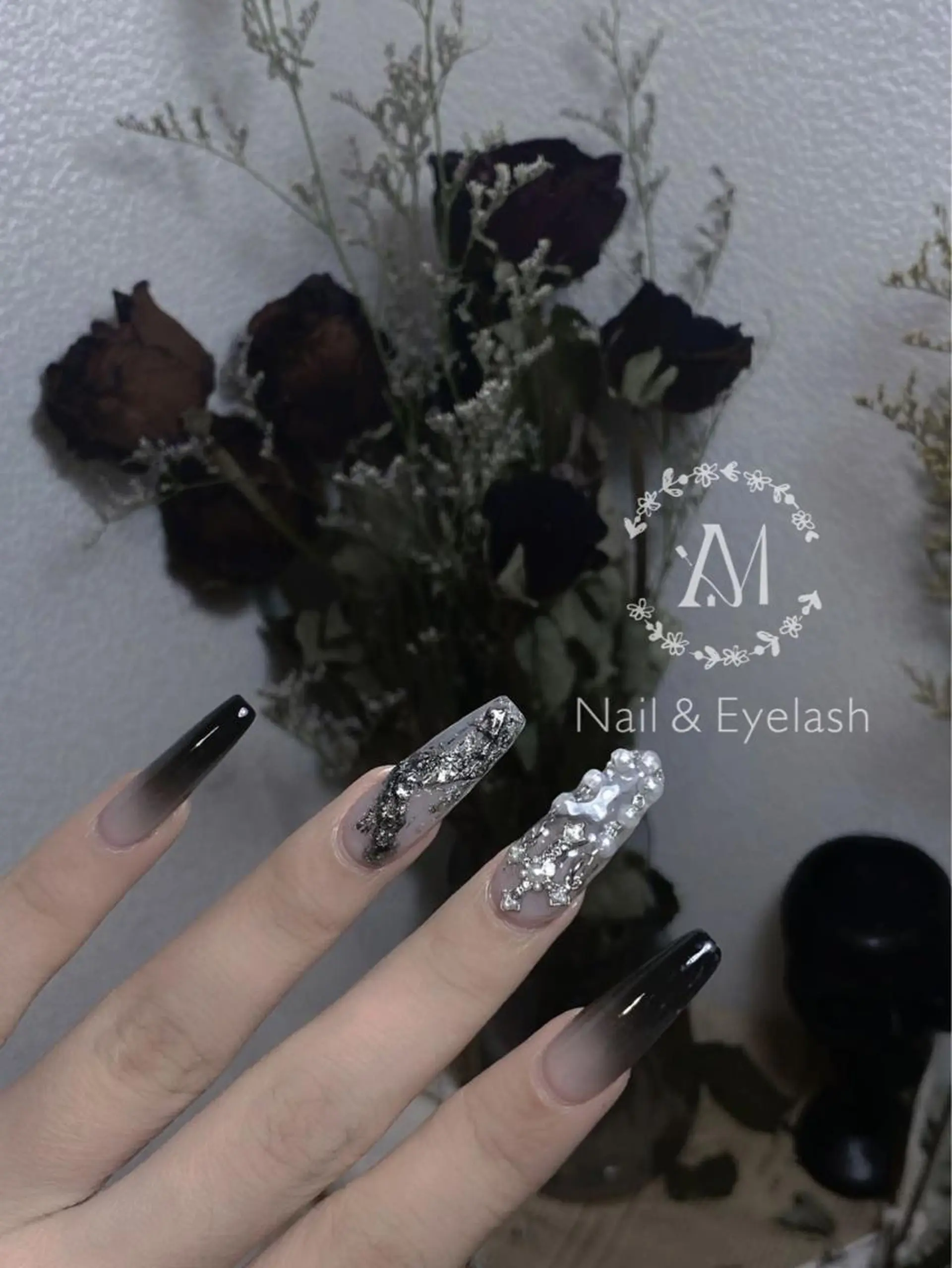 ロング カラー ネイル A1 nail &eyelashのネイルデザイン