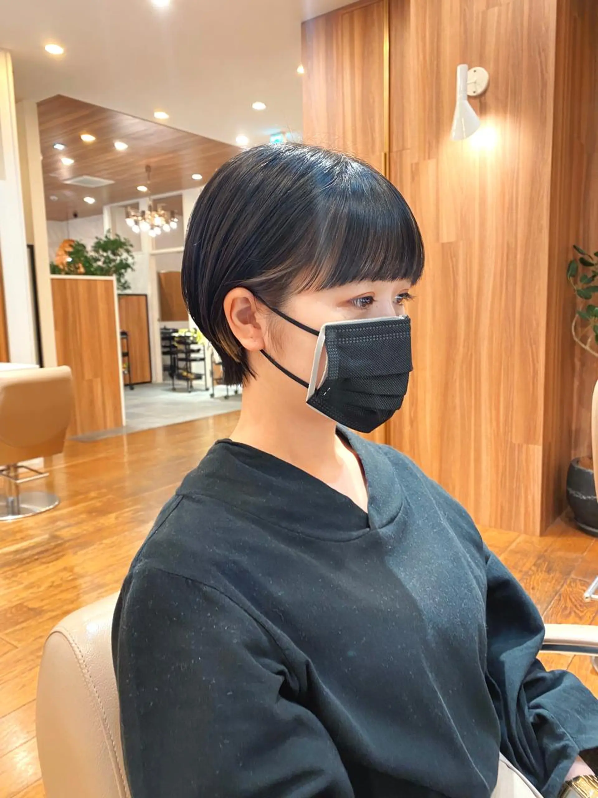 ショート カラー パーマ ショートヘア ワイドバング TYCHE GINZA所属・🍃服部 雅哉🍃銀座◎のヘアスタイル