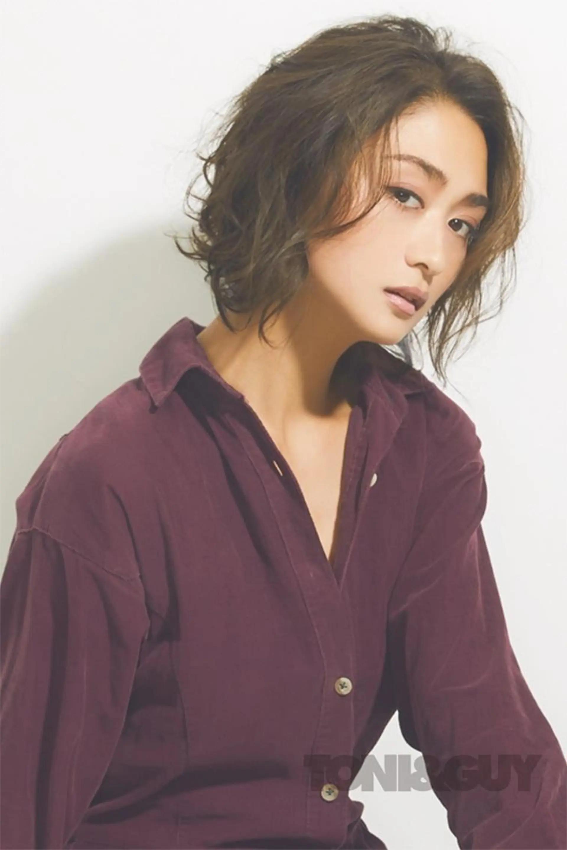 ミディアム パーマ 橋口 晃典のヘアスタイル