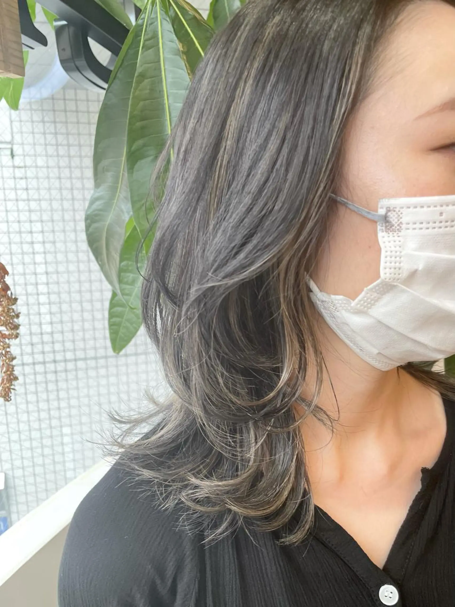 ミディアム カラー CASA 祇園四条のヘアスタイル