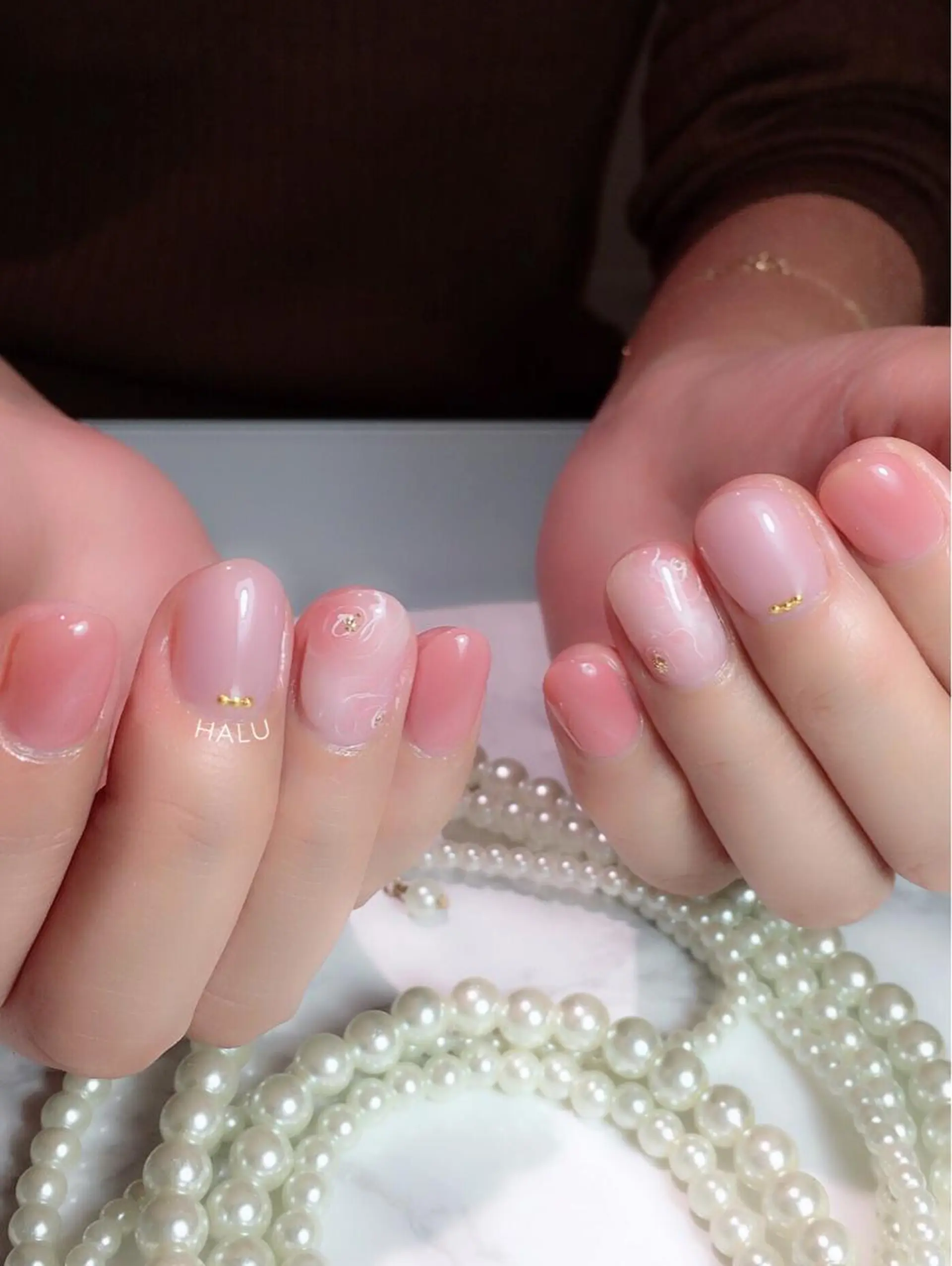 ネイル ピンク HALU ハルのネイルデザイン