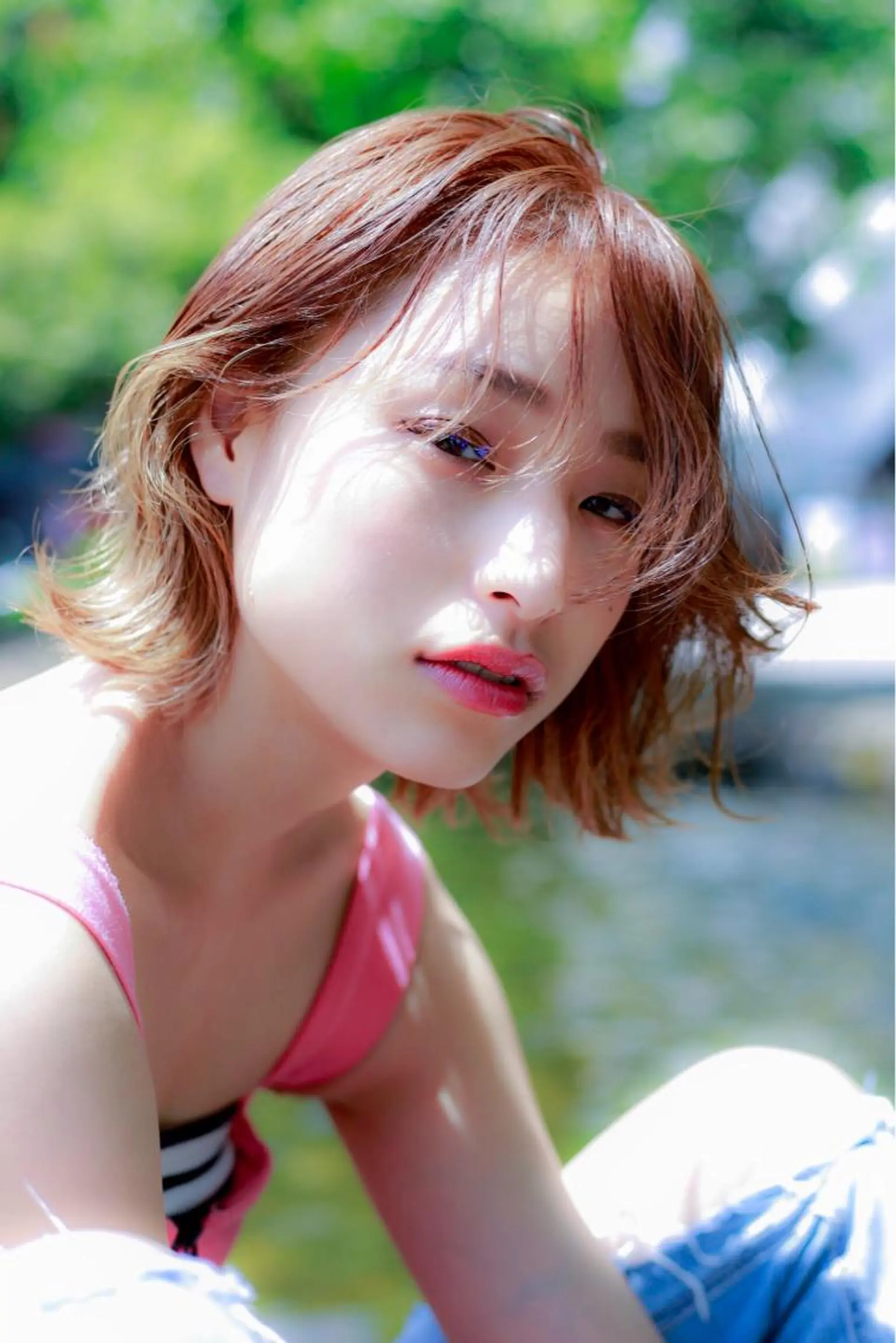 ショート カラー 永田 崇のヘアスタイル