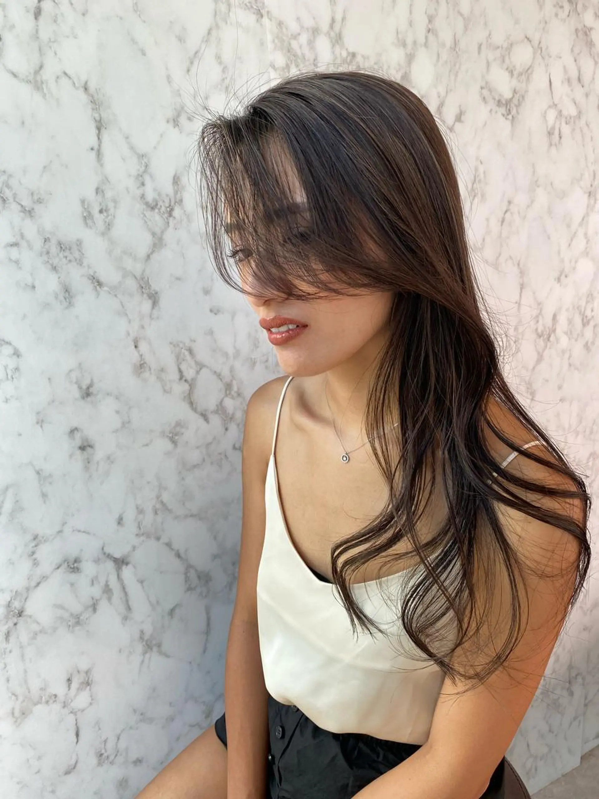 ロング カラー カット ヘアカラー トリートメント Lond strada 心斎橋所属・🍀小川大輔🍀 ボブ/ブリーチ🥇のヘアスタイル