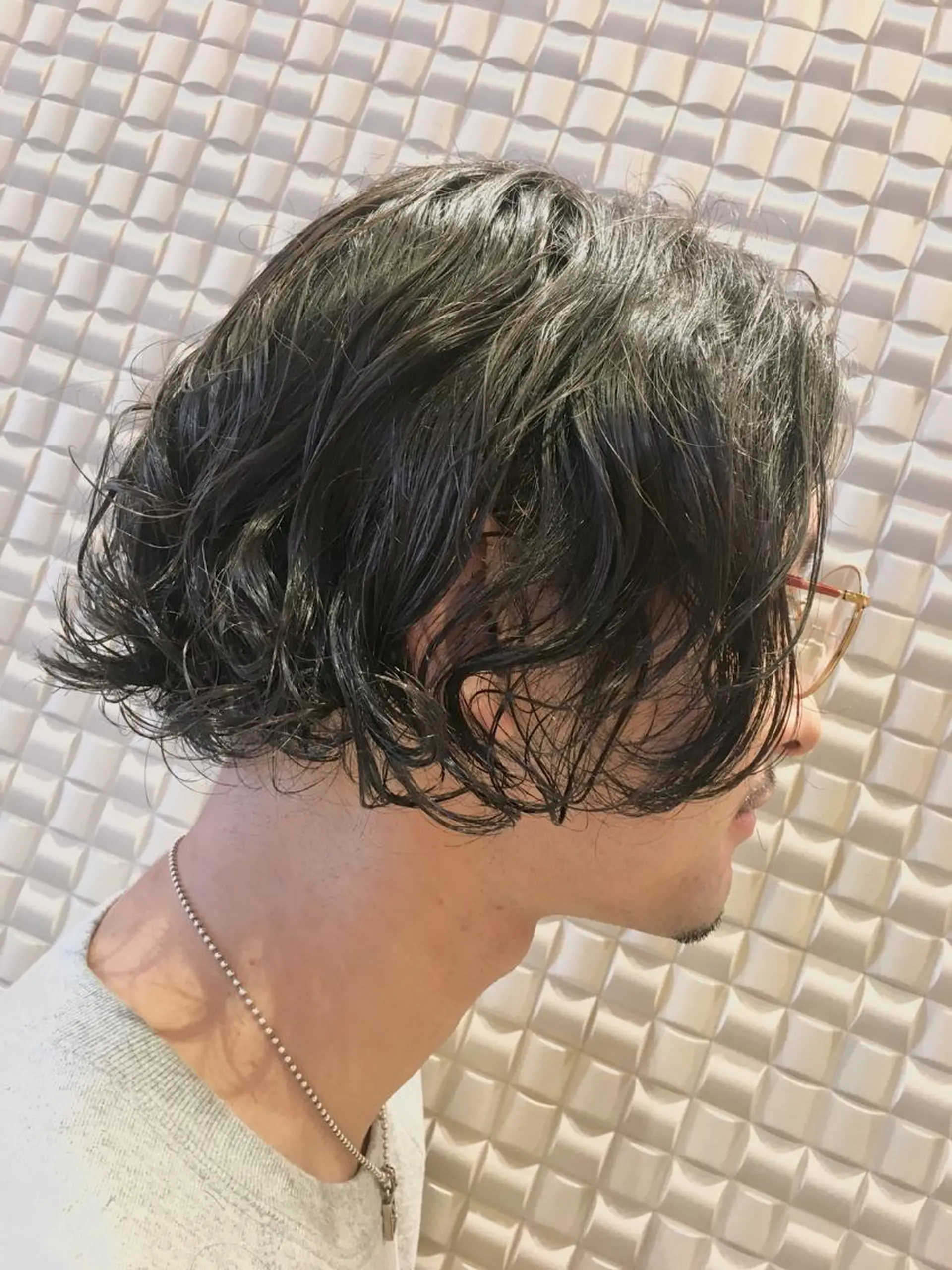 ショート パーマ メンズ メンズパーマ scene.池袋所属・scene. haraのヘアスタイル