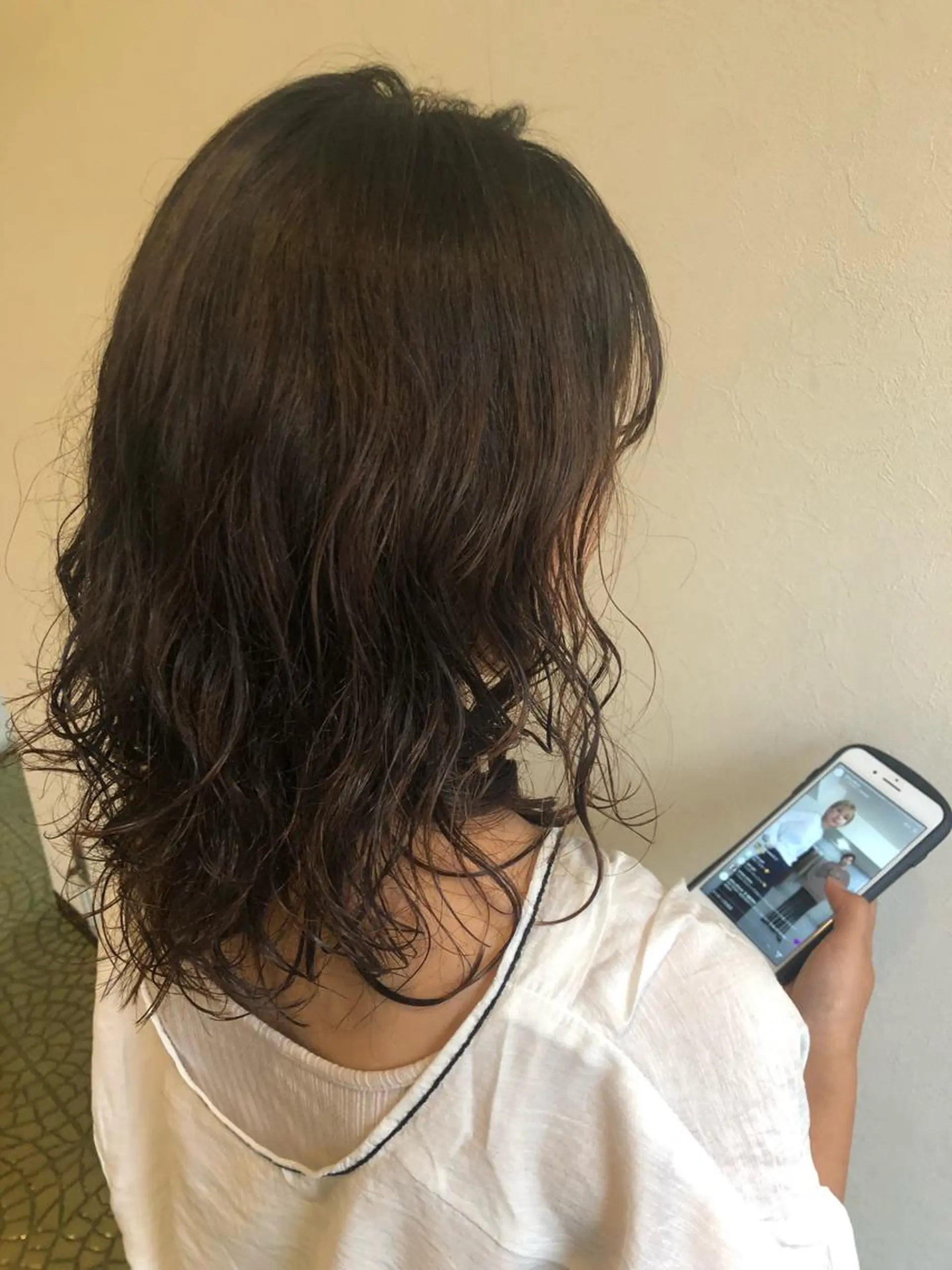 ロング パーマ aile total  beauty salon 生駒本店所属・宮野 紗矢香のヘアスタイル